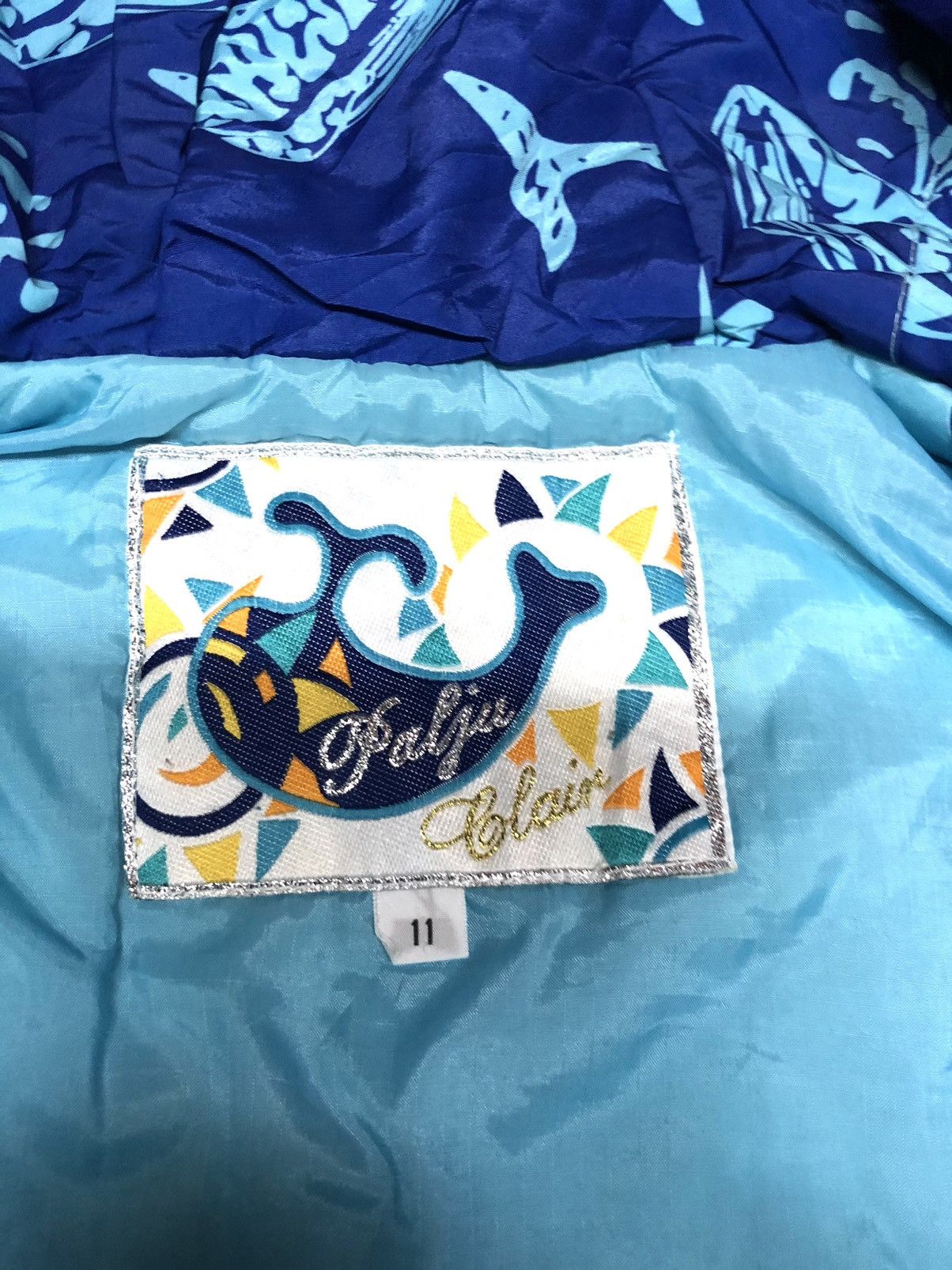 Designer × Japanese Brand × Vintage VINTAGE PALJa CLAIR ABSTRACT WHALE 🐳 OVER PRINT JACKET Size US L / EU 52-54 / 3 - 9 Thumbnail