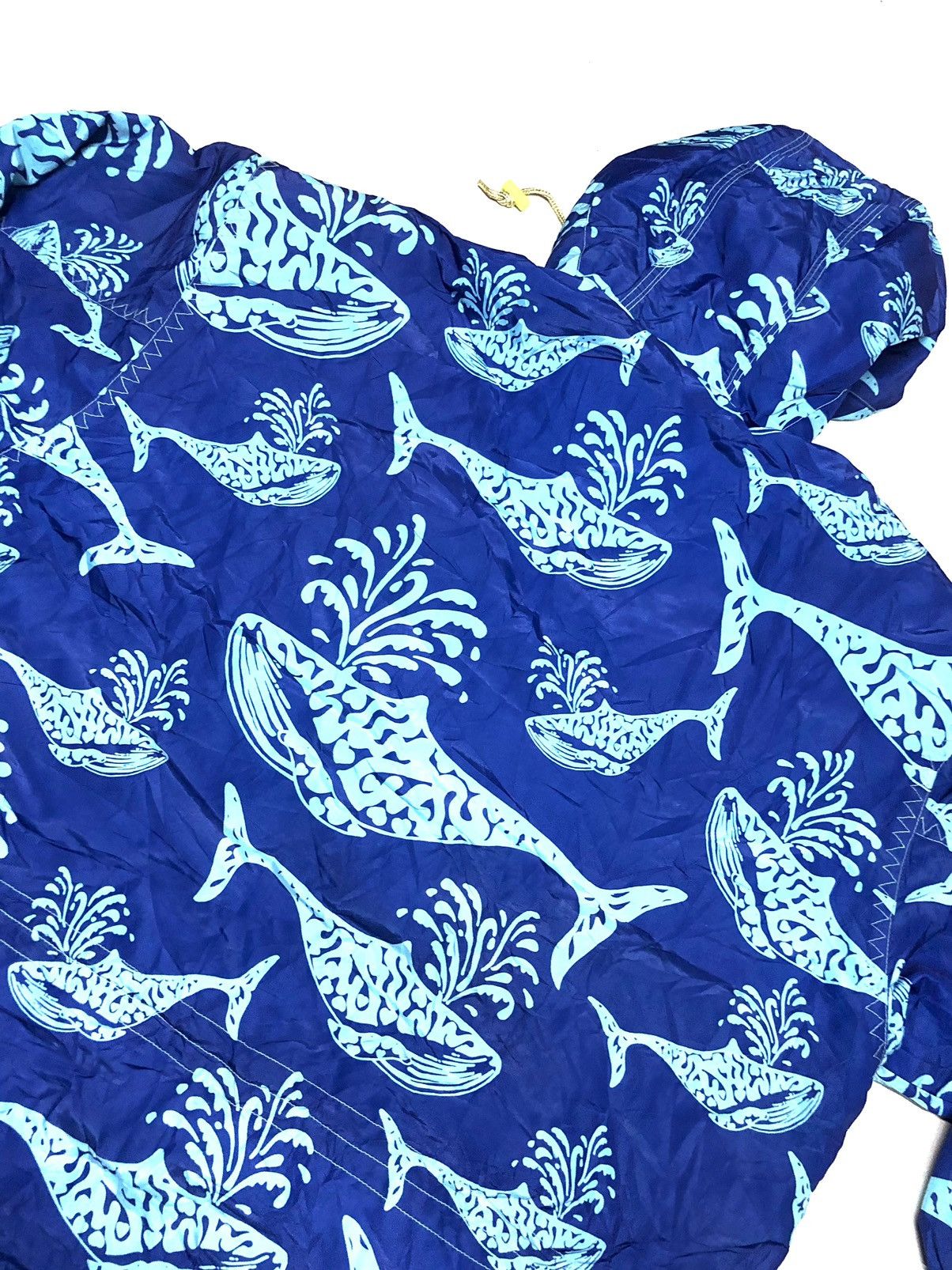 Designer × Japanese Brand × Vintage VINTAGE PALJa CLAIR ABSTRACT WHALE 🐳 OVER PRINT JACKET Size US L / EU 52-54 / 3 - 5 Thumbnail