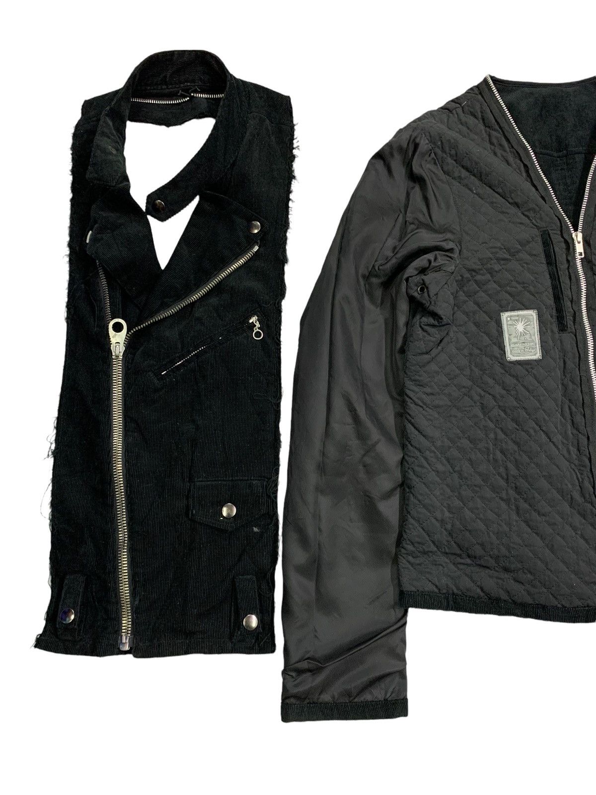 Maison MIHARA YASUHIRO 🔥DECONSTRUCTED CORDUROY DOUBLE COLLAR JACKETS Size US M / EU 48-50 / 2 - 7 Thumbnail