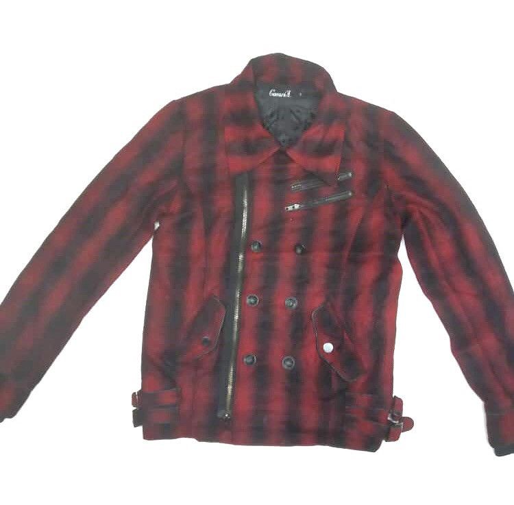 Designer × Japanese Brand × Seditionaries GAVARIA RED TARTAN PUNK BONDAGE MULTI ZIPPER JACKET Size US S / EU 44-46 / 1 - 1 Thumbnail