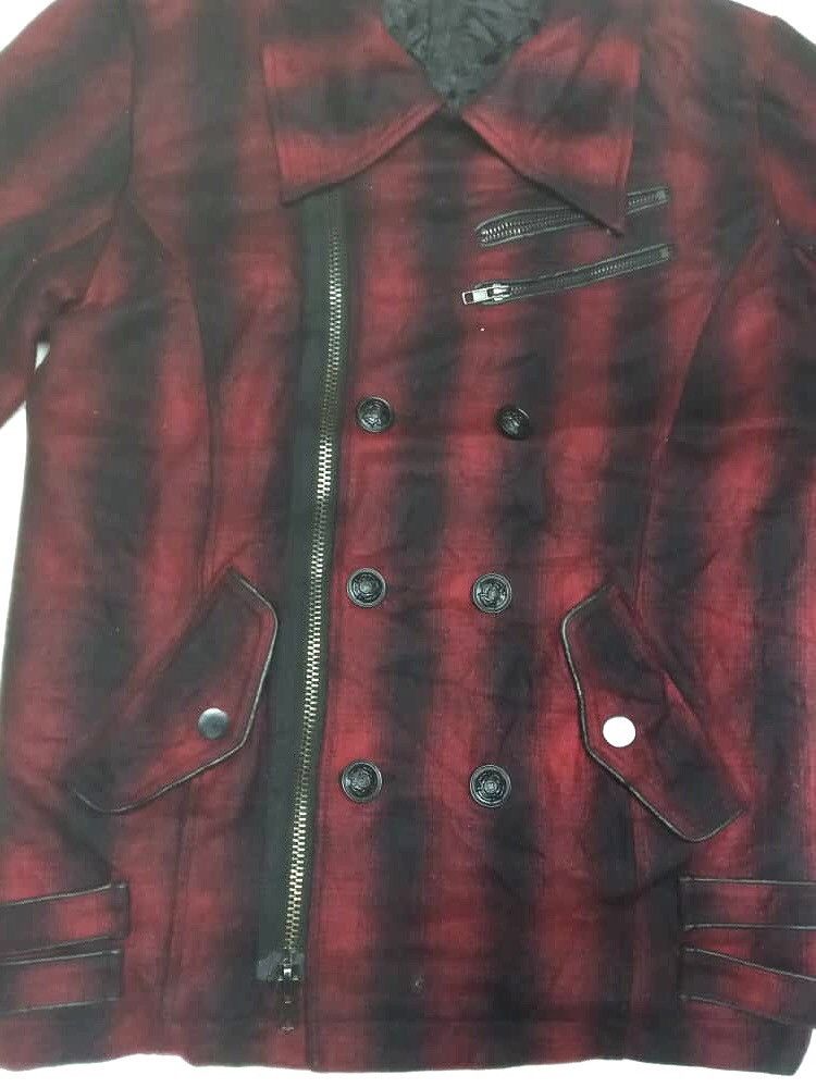 Designer × Japanese Brand × Seditionaries GAVARIA RED TARTAN PUNK BONDAGE MULTI ZIPPER JACKET Size US S / EU 44-46 / 1 - 2 Thumbnail