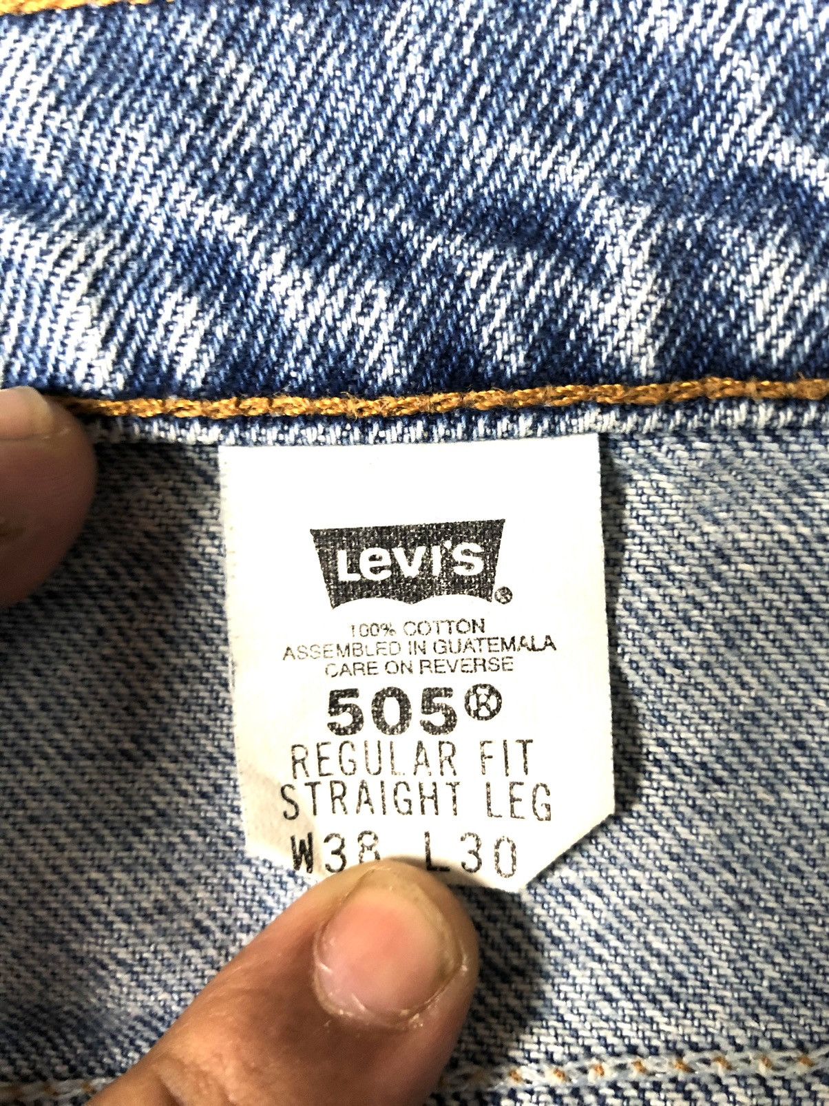 Levi's × Vintage VINTAGE 1995 LEVI’S 505 OREN TAB REGULAR FIT STRAIGHT LEG Size US 36 / EU 52 - 10 Thumbnail