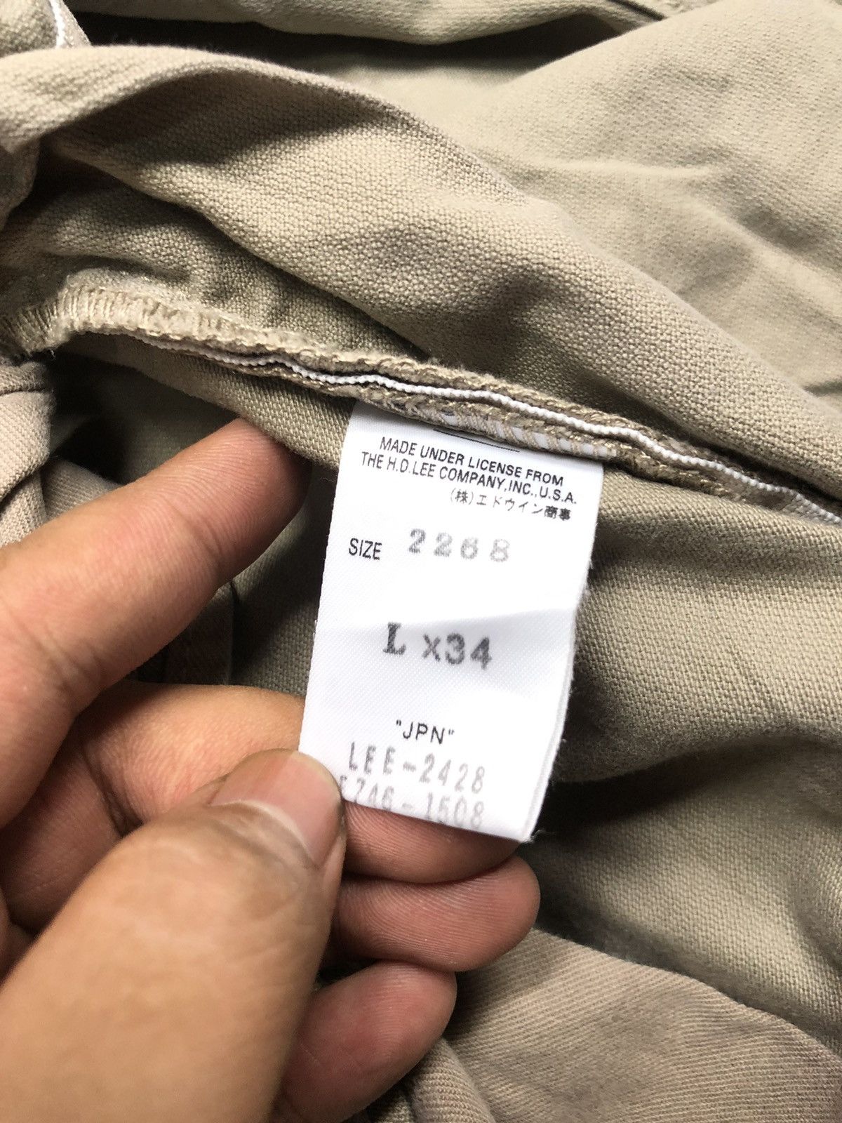 Lee × Vintage VINTAGE LEE SANFORIZED TACTICAL MULTI POCKET CARGO PANTS Size US 32 / EU 48 - 13 Thumbnail