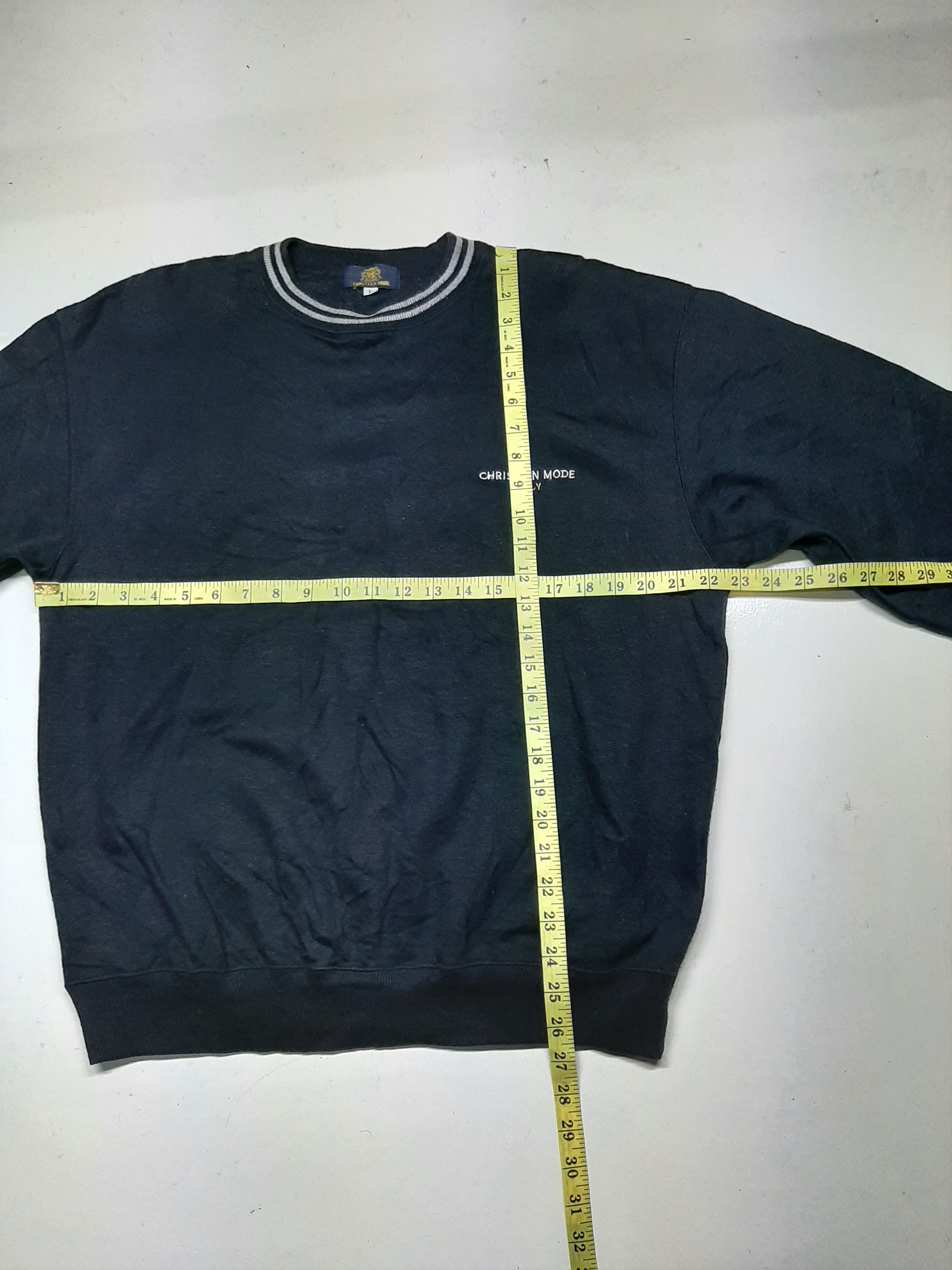 Designer × Vintage VINTAGE CHRISTIAN MODE ITALY 🇮🇹SWEATSHIRT EMBROIDERY LOGO Size US L / EU 52-54 / 3 - 10 Thumbnail
