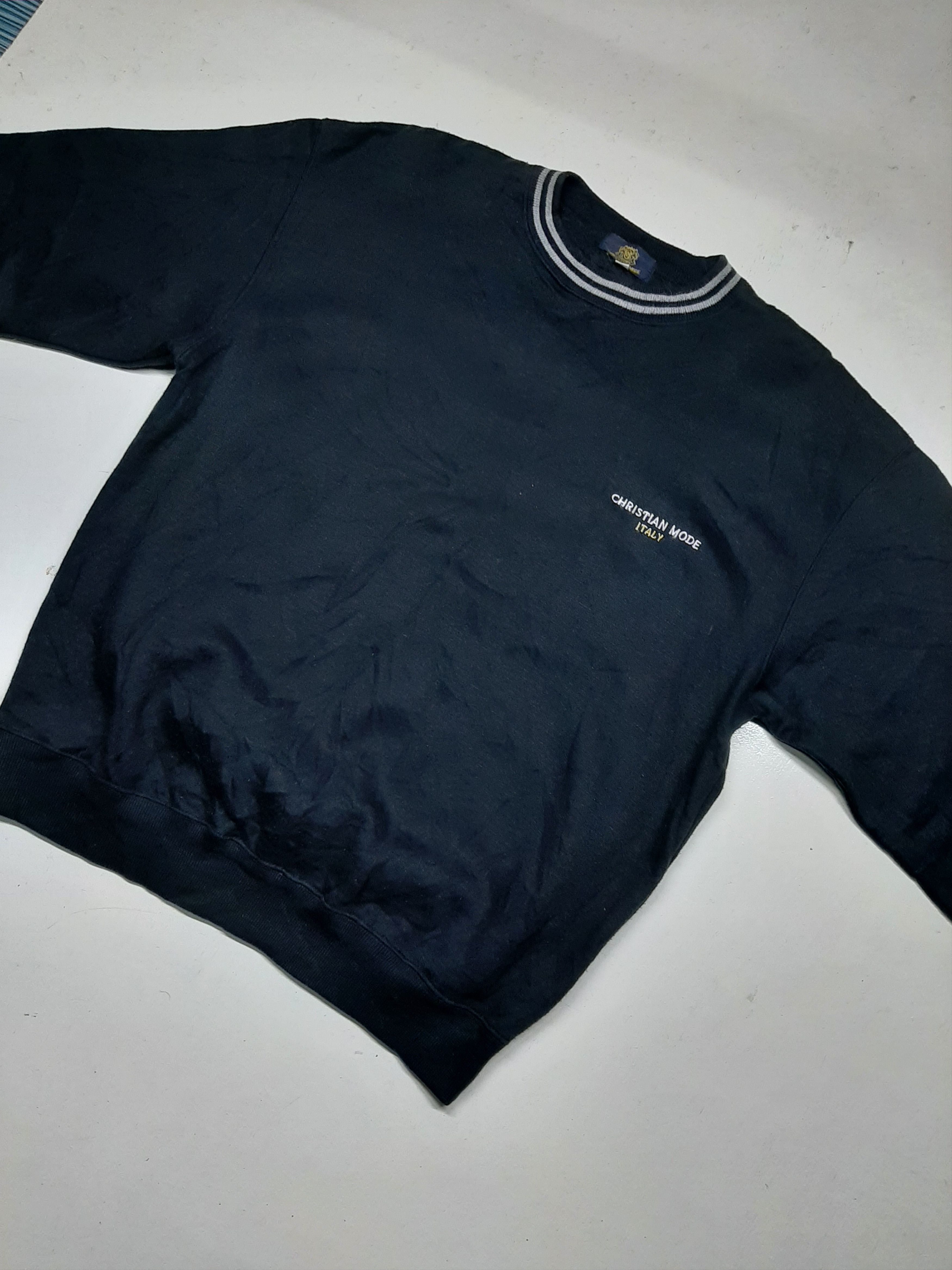 Designer × Vintage VINTAGE CHRISTIAN MODE ITALY 🇮🇹SWEATSHIRT EMBROIDERY LOGO Size US L / EU 52-54 / 3 - 3 Thumbnail