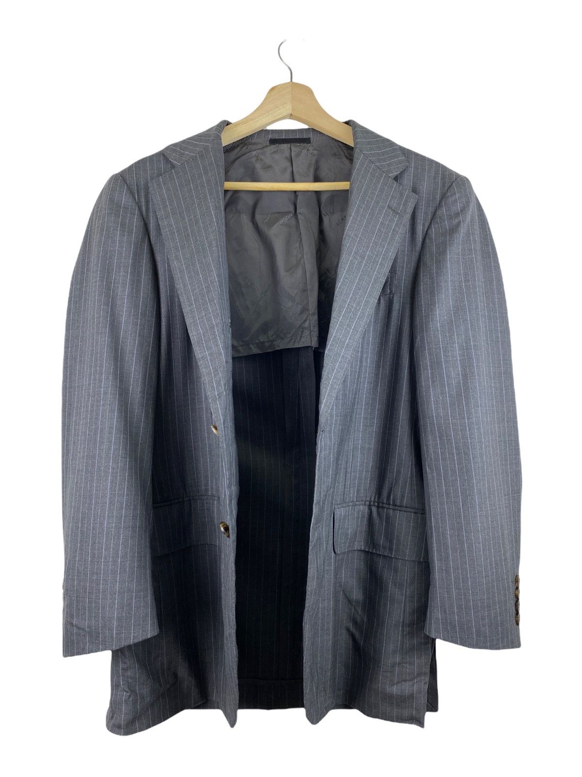 Burberry × Designer BURBERRY LONDON GREY MAN’S BLAZER Size US M / EU 48-50 / 2 - 3 Thumbnail