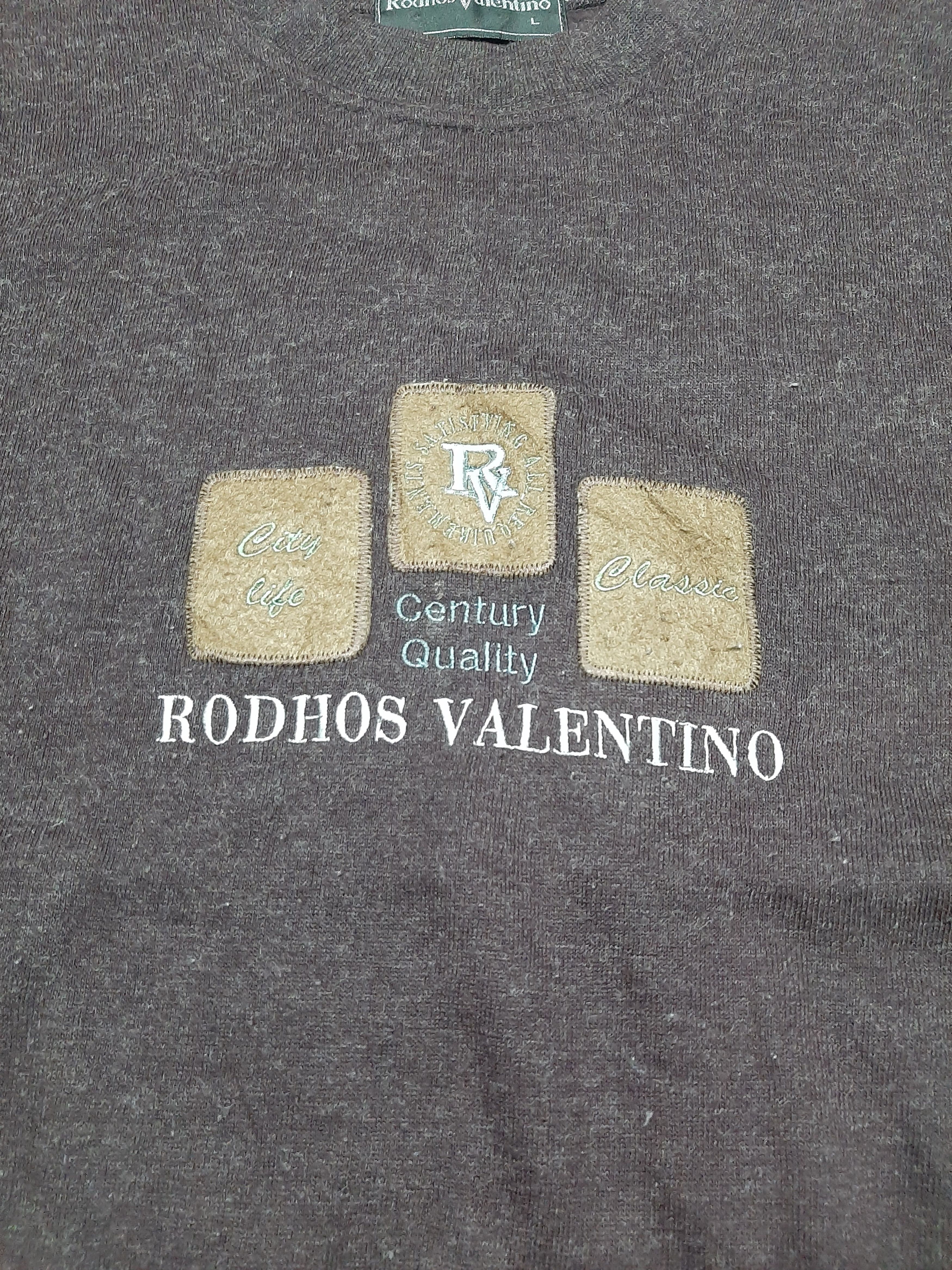Designer × Valentino × Vintage VINTAGE RUDHOS VALENTINO CREWNECK SWEATSHIRT EMBROIDERYLOGO Size US L / EU 52-54 / 3 - 4 Thumbnail