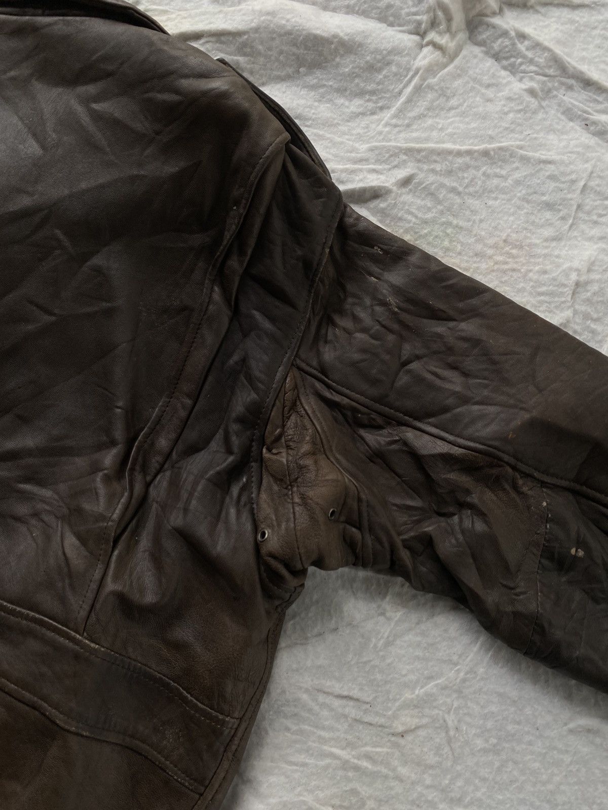 Vintage GK143🔥VINTAGE US ARMED FORCES AVIATOR JACKET Size US S / EU 44-46 / 1 - 11 Thumbnail