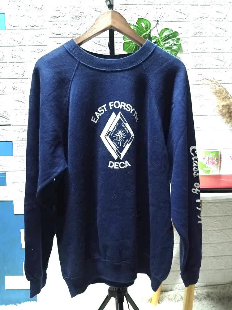 VINTAGE 90s EAST FORSYTH DECA CLASS OF 1991 SWEATSHIRT