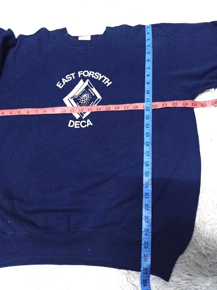 Hanes × Vintage VINTAGE 90s EAST FORSYTH DECA CLASS OF 1991 SWEATSHIRT Size US XL / EU 56 / 4 - 7 Thumbnail