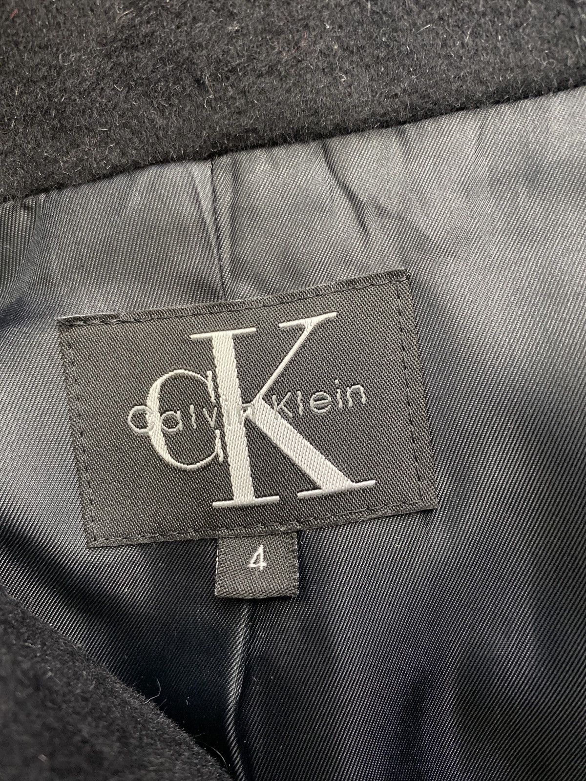 Calvin Klein × Designer CALVIN KLEIN BLACK COAT Size US S / EU 44-46 / 1 - 4 Thumbnail