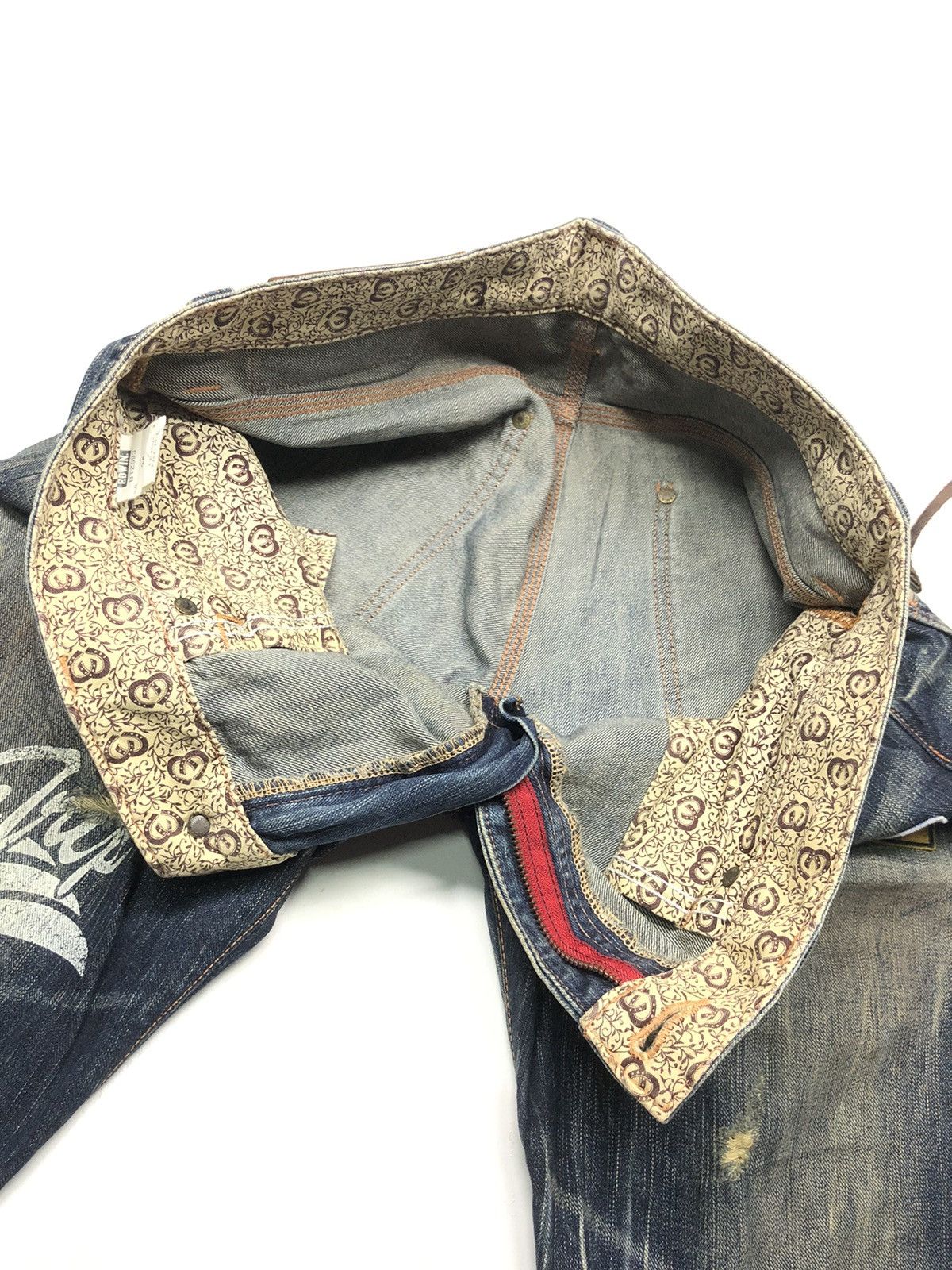 Edwin × Vintage VINTAGE EDWIN BLUE TRIP SURFING STAR SHORT DISSTRESED DENIM Size US 34 / EU 50 - 15 Thumbnail