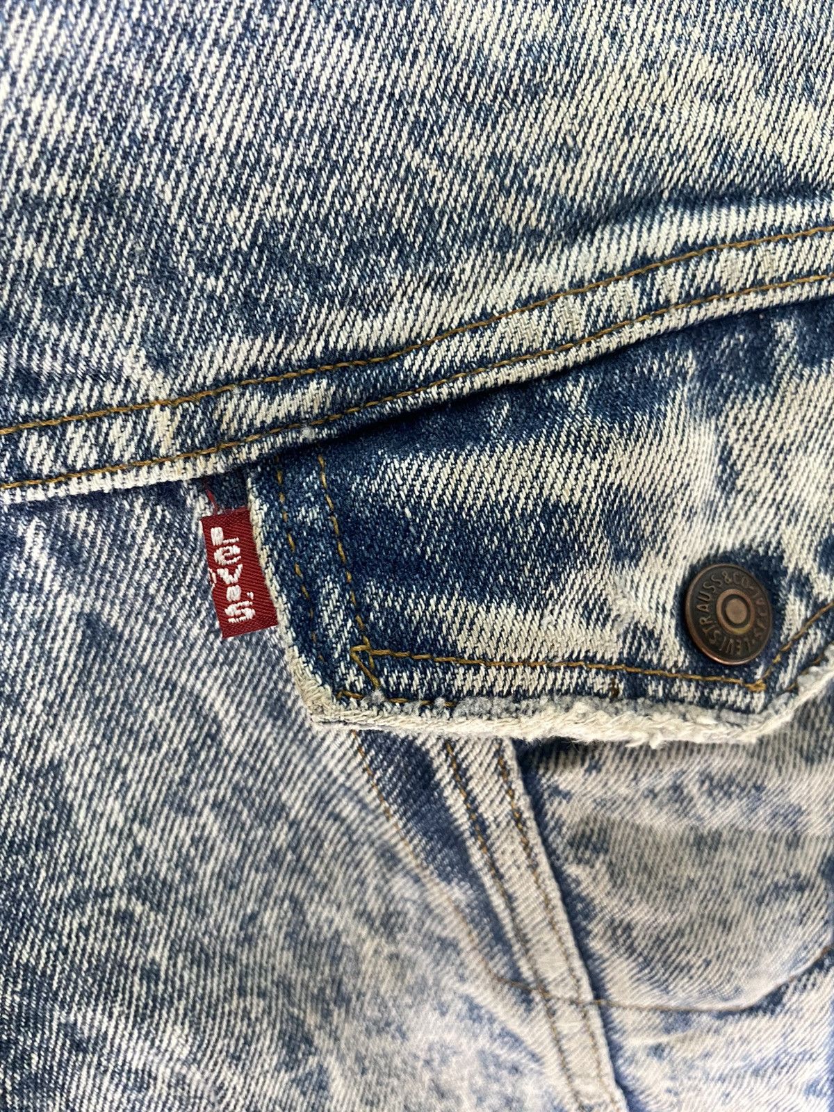 Levi's Vintage Clothing × Vintage Vintage Levis Sherpa Denim Made In Usa Jacket Size US L / EU 52-54 / 3 - 5 Thumbnail