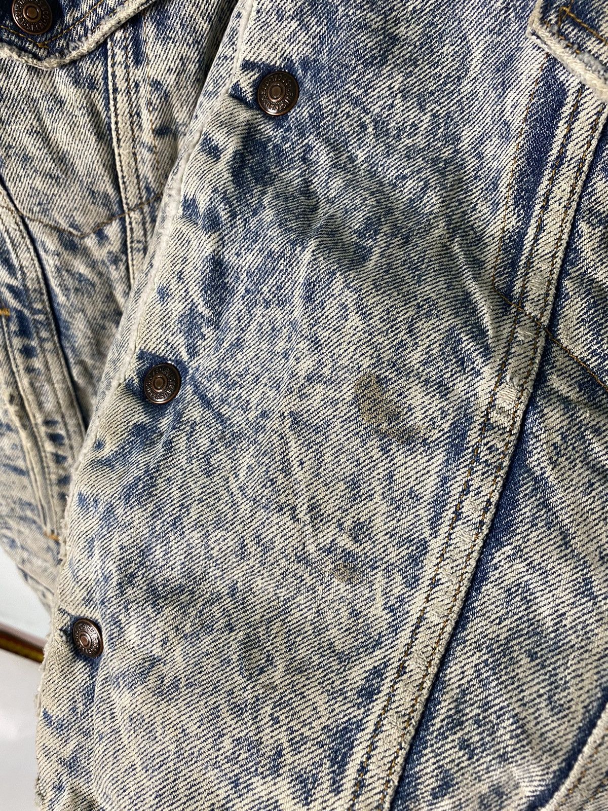Levi's Vintage Clothing × Vintage Vintage Levis Sherpa Denim Made In Usa Jacket Size US L / EU 52-54 / 3 - 6 Thumbnail