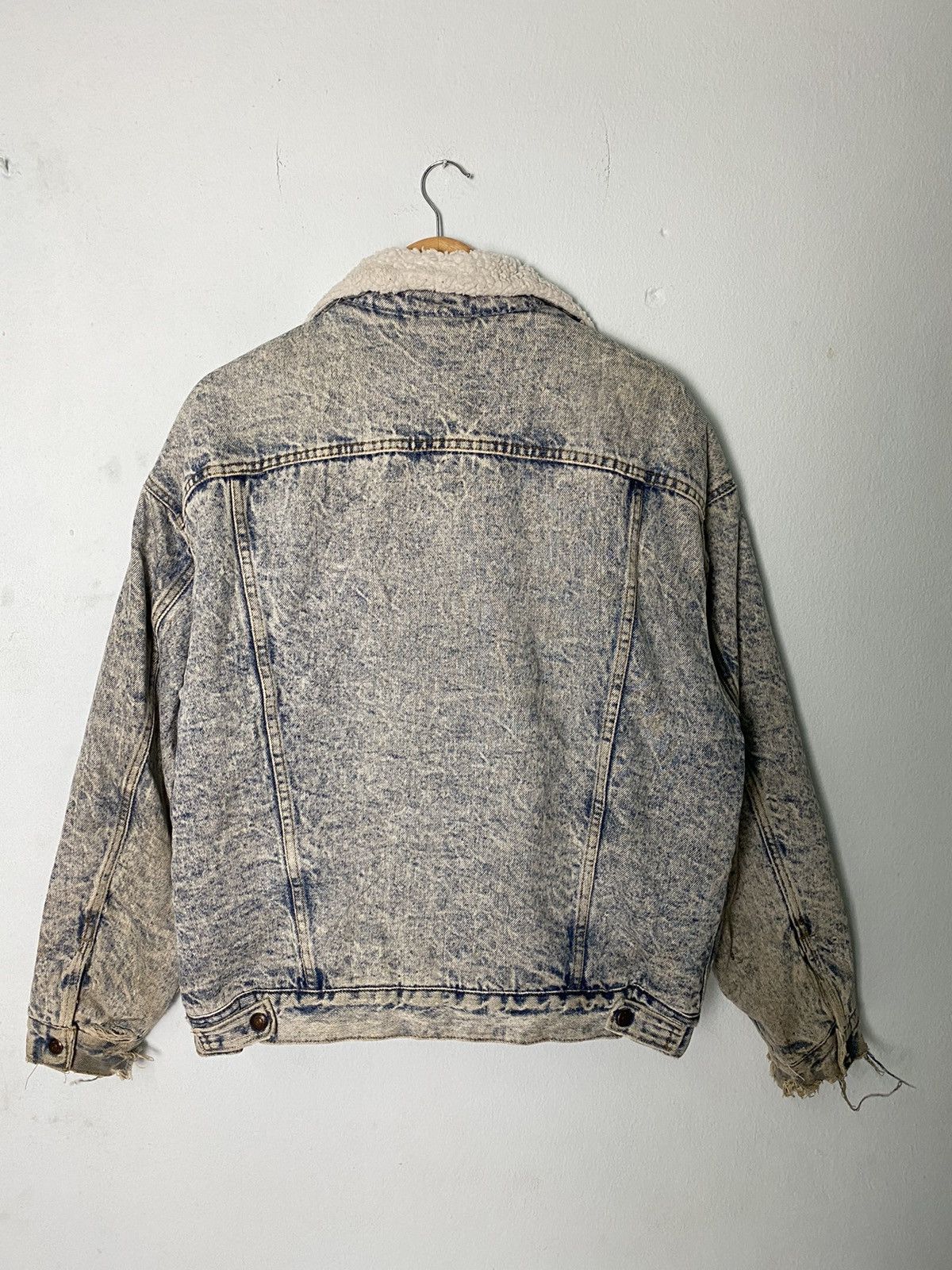 Levi's Vintage Clothing × Vintage Vintage Levis Sherpa Denim Made In Usa Jacket Size US L / EU 52-54 / 3 - 17 Thumbnail