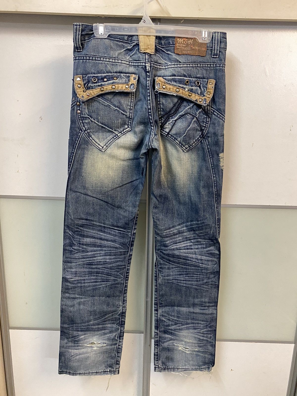 Japanese Brand × Seditionaries Rare Design🔥 Japanese Brand Distressed Denim Printed Size US 30 / EU 46 - 9 Thumbnail