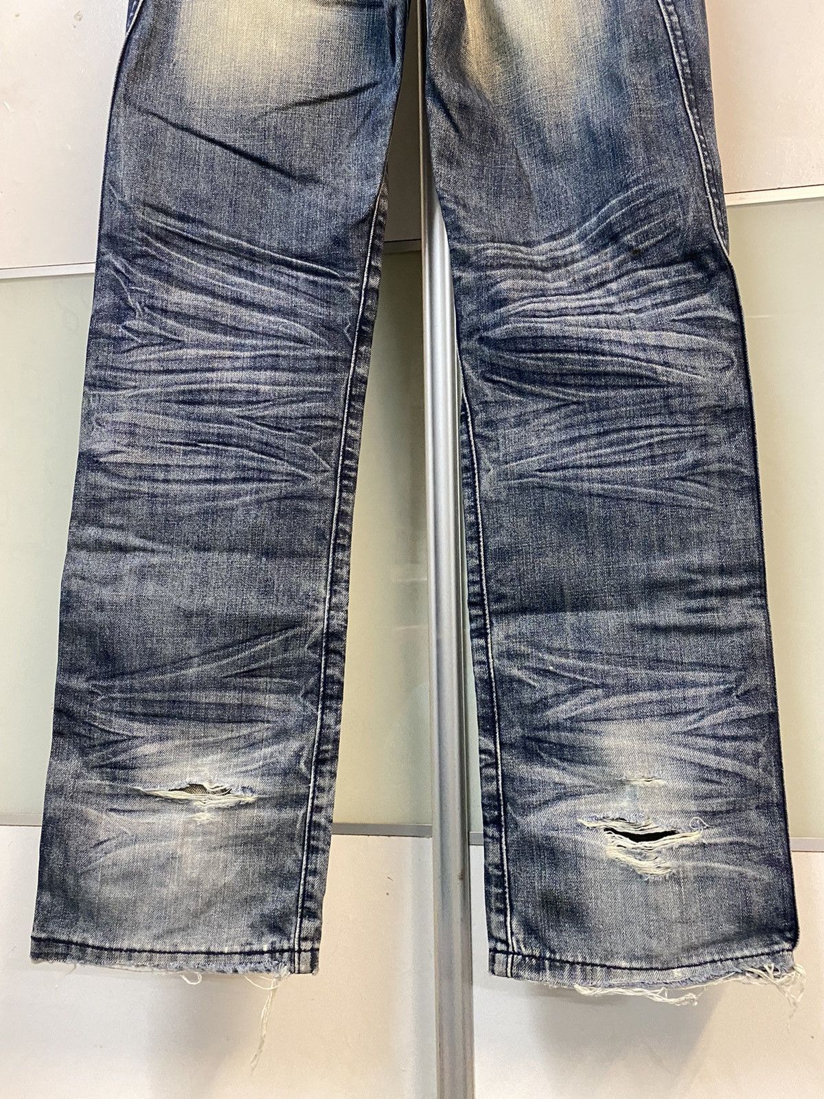 Japanese Brand × Seditionaries Rare Design🔥 Japanese Brand Distressed Denim Printed Size US 30 / EU 46 - 12 Thumbnail