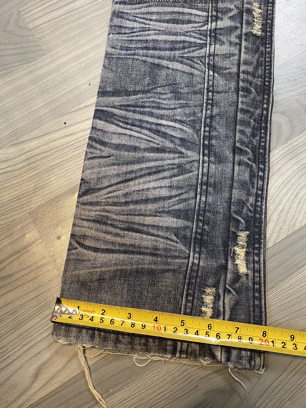 Japanese Brand × Seditionaries Rare Design🔥 Japanese Brand Distressed Denim Printed Size US 30 / EU 46 - 19 Thumbnail