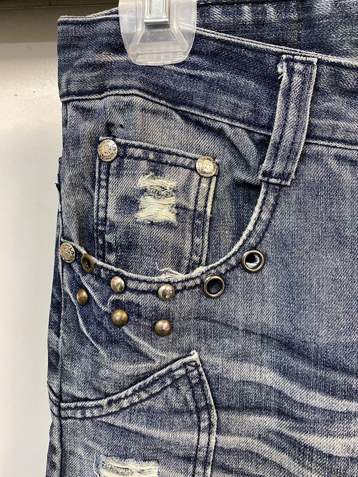 Japanese Brand × Seditionaries Rare Design🔥 Japanese Brand Distressed Denim Printed Size US 30 / EU 46 - 8 Thumbnail