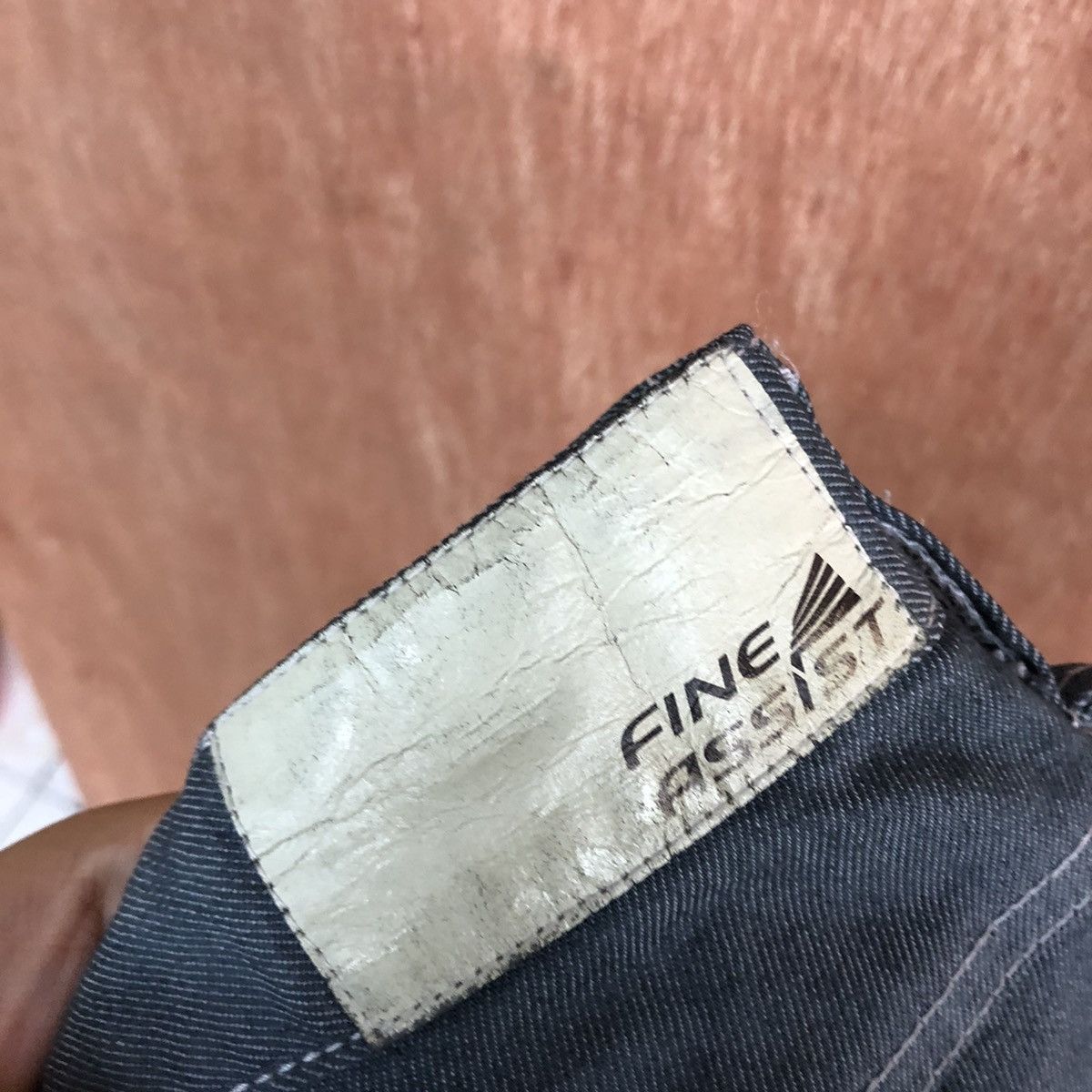 Japanese Brand DL Fine Assist Blue Faded painter thrashed Cargo Pants #c744 Size US 31 - 13 Thumbnail