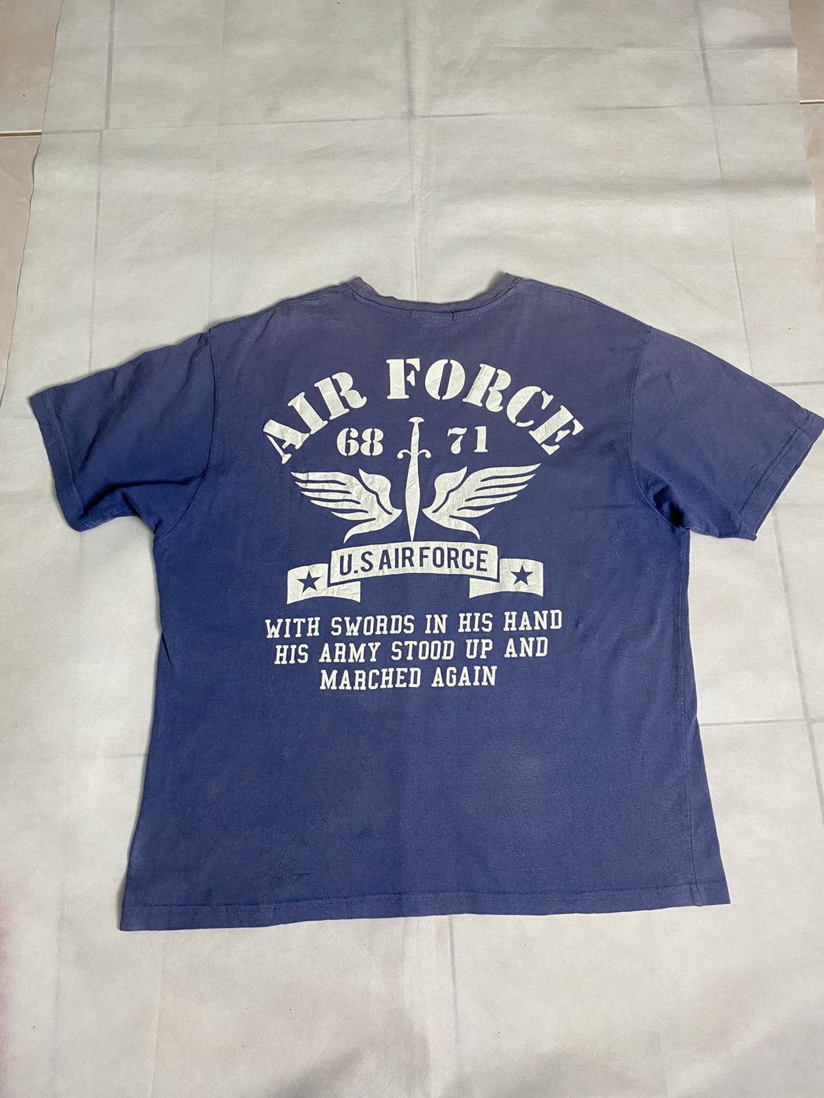 Vintage Vintage Us Air Force Tee Shirt Size US XL / EU 56 / 4 - 5 Thumbnail