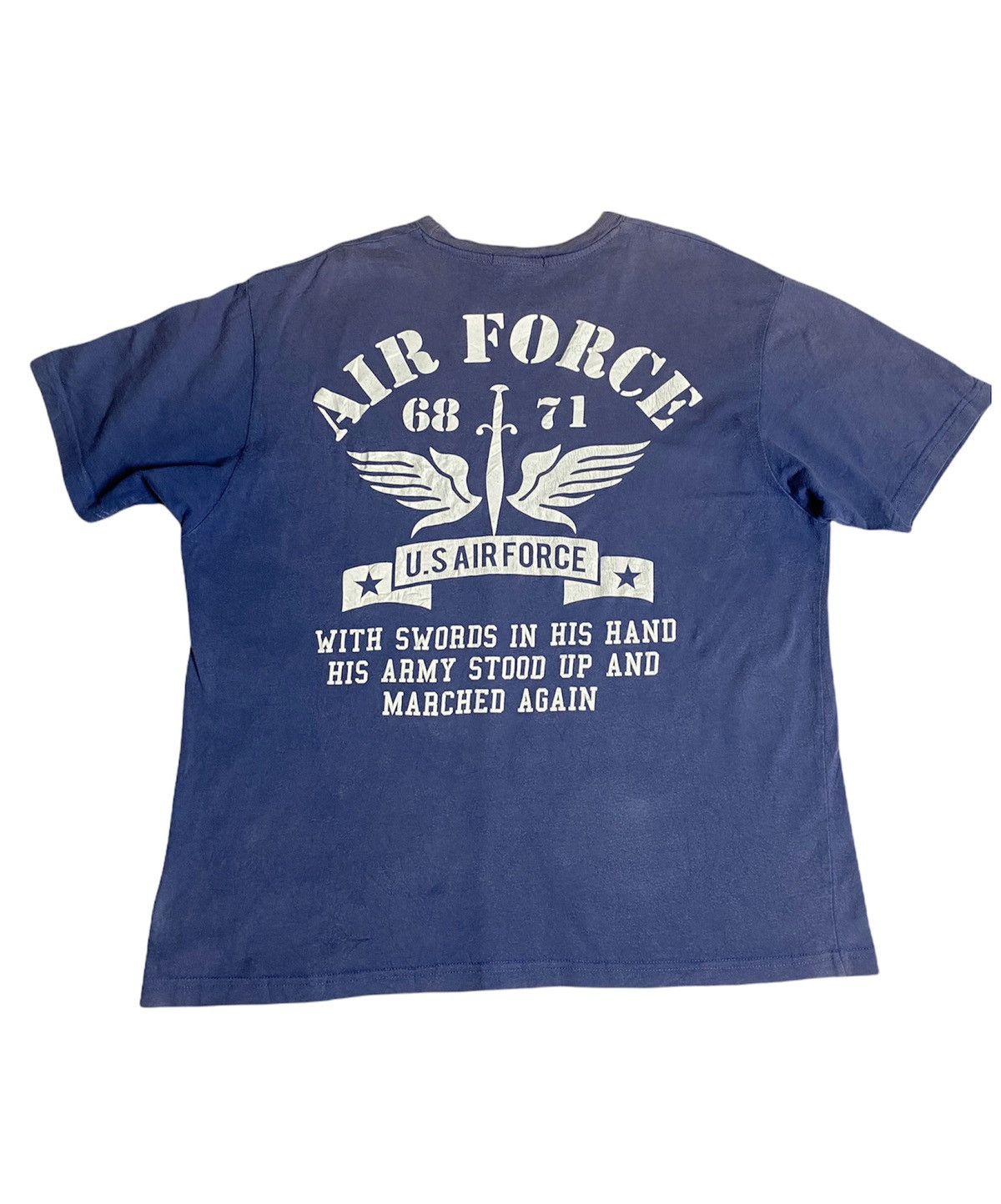 Vintage Vintage Us Air Force Tee Shirt Size US XL / EU 56 / 4 - 1 Thumbnail