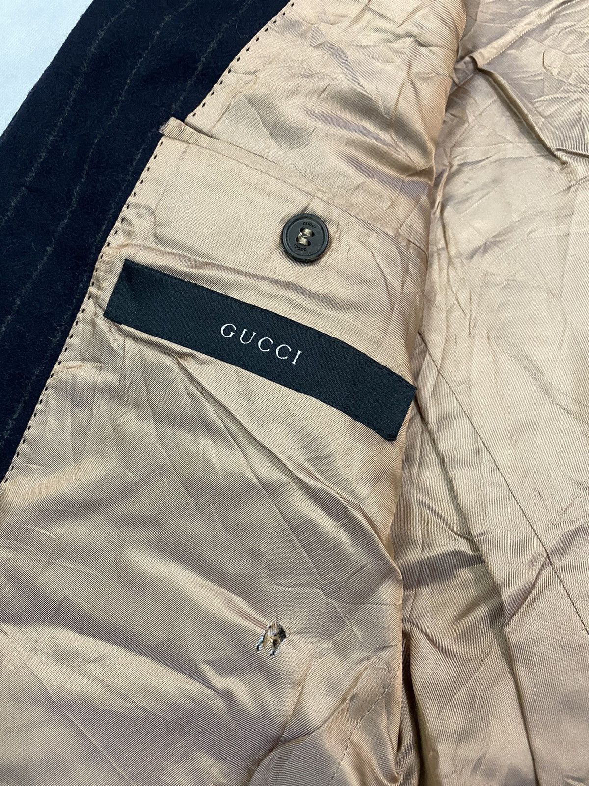 Gucci × Tom Ford Vintage Gucci Wool Jacket / Blazer Coat Size US M / EU 48-50 / 2 - 12 Thumbnail