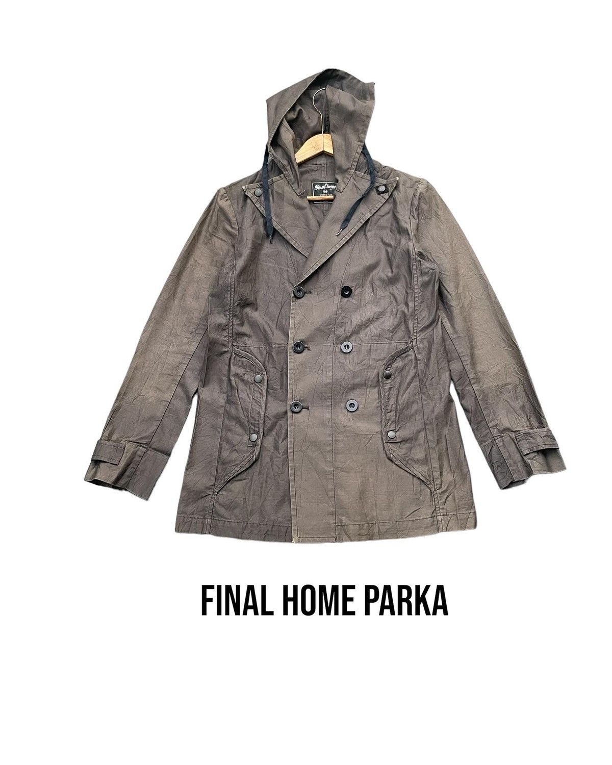 Yohji Yamamoto Final Home Yohji Yamamoto Parka Jacket Size US S / EU 44-46 / 1 - 1 Thumbnail