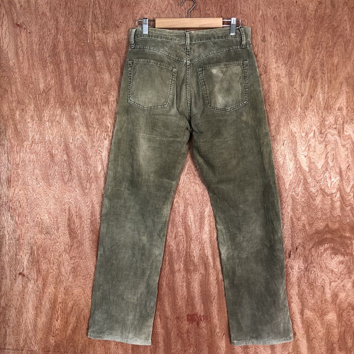 Uniqlo DL Uniqlo Grey Corduroy Denim vintage japan Pants #c707 Size US 29 - 6 Thumbnail