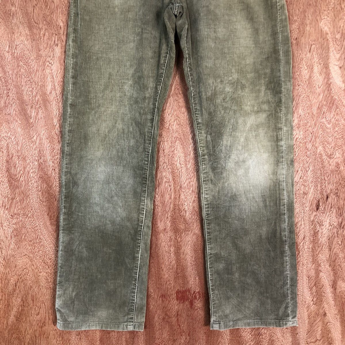 Uniqlo DL Uniqlo Grey Corduroy Denim vintage japan Pants #c707 Size US 29 - 3 Thumbnail