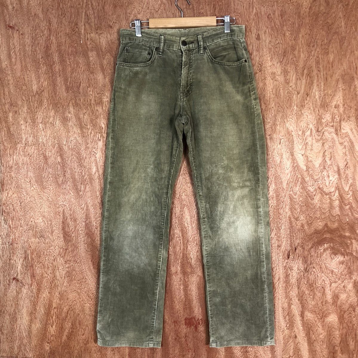 Uniqlo DL Uniqlo Grey Corduroy Denim vintage japan Pants #c707 Size US 29 - 1 Thumbnail