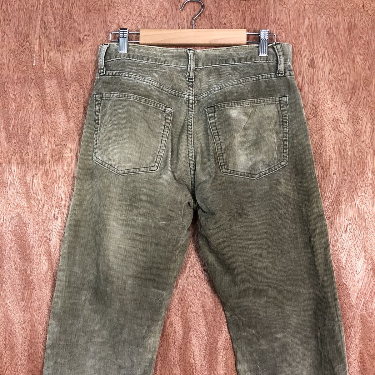 Uniqlo DL Uniqlo Grey Corduroy Denim vintage japan Pants #c707 Size US 29 - 7 Thumbnail