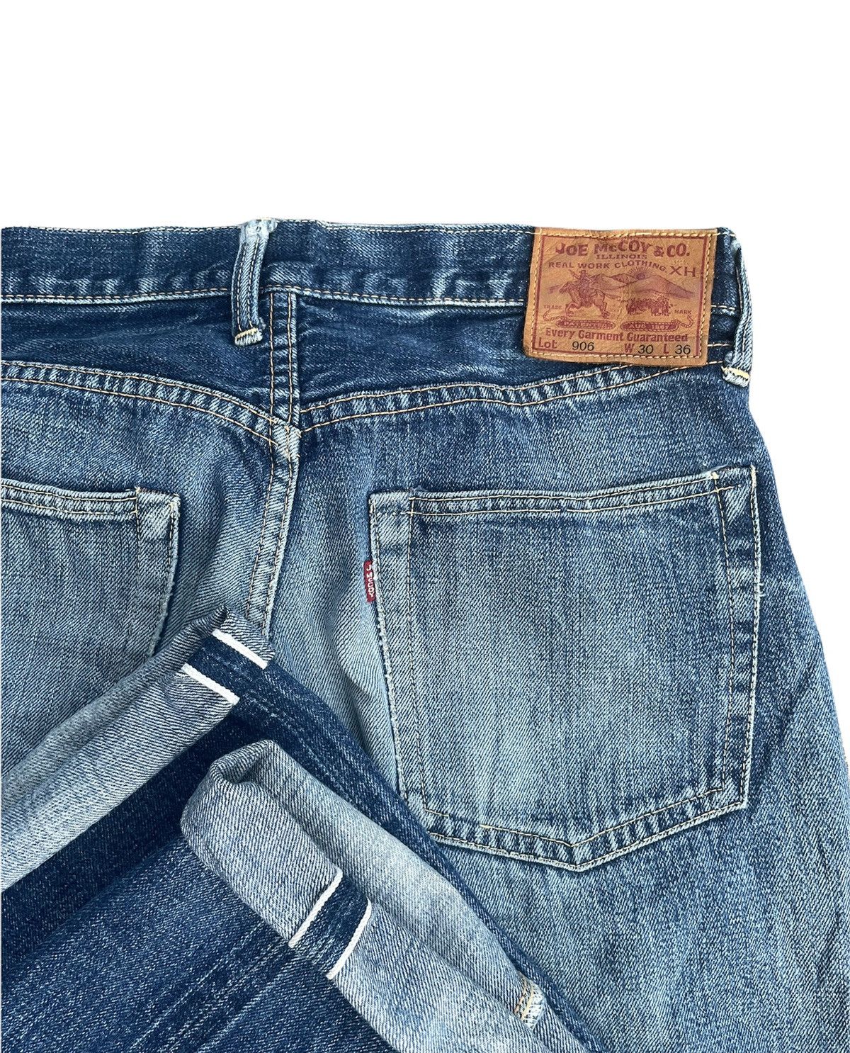 Japanese Brand Vintage Joe Mccoy Co Selvedge Denim Size US 32 / EU 48 - 10 Thumbnail