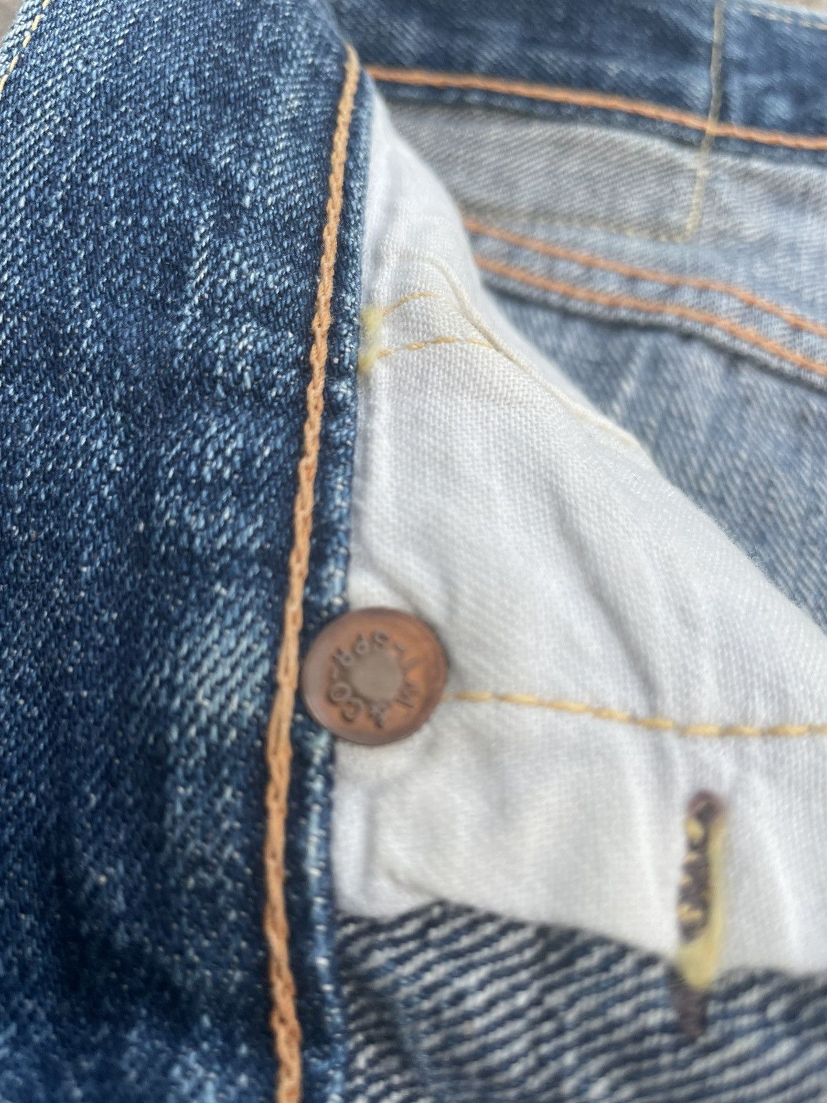 Japanese Brand Vintage Joe Mccoy Co Selvedge Denim Size US 32 / EU 48 - 14 Thumbnail