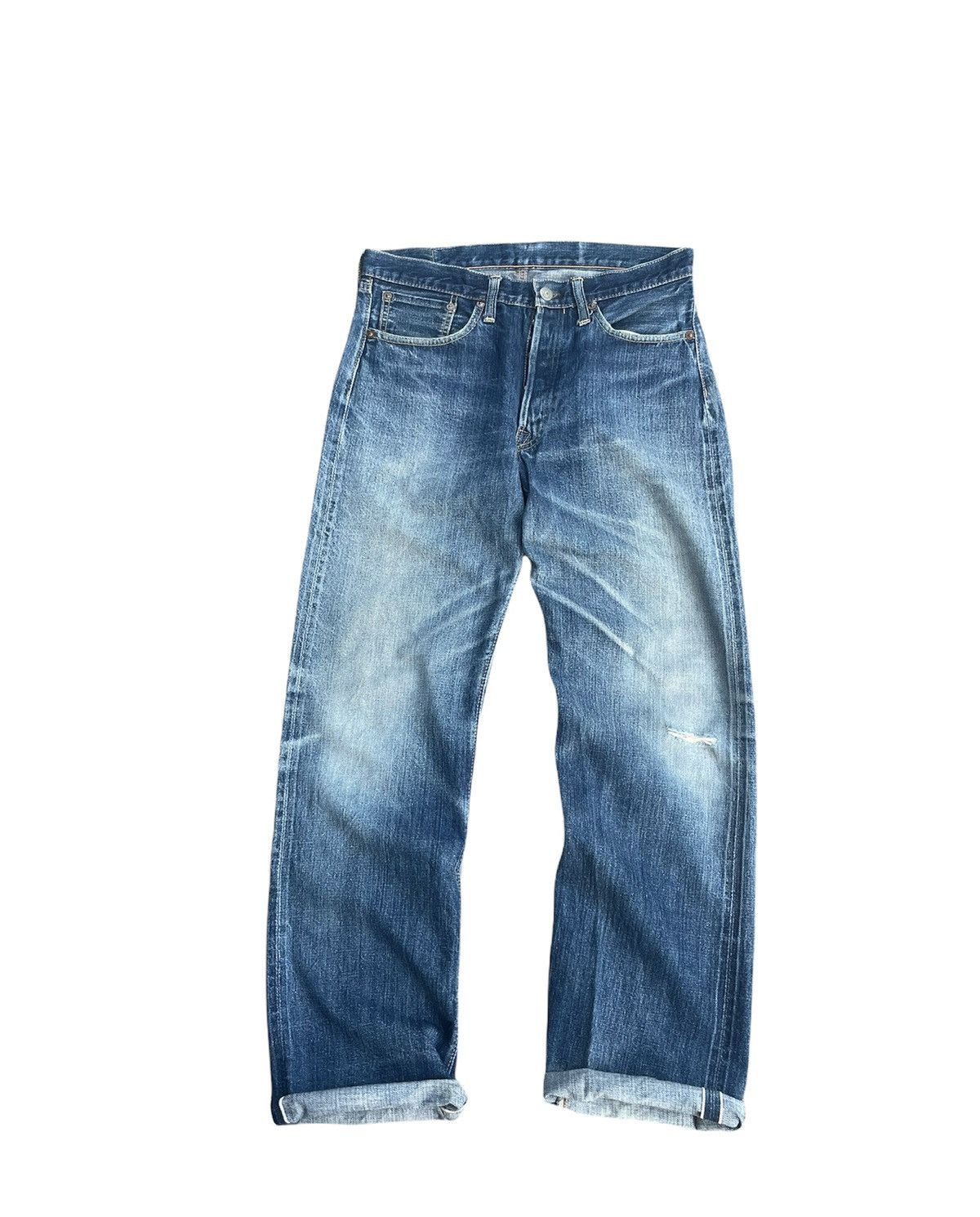 Japanese Brand Vintage Joe Mccoy Co Selvedge Denim Size US 32 / EU 48 - 1 Thumbnail
