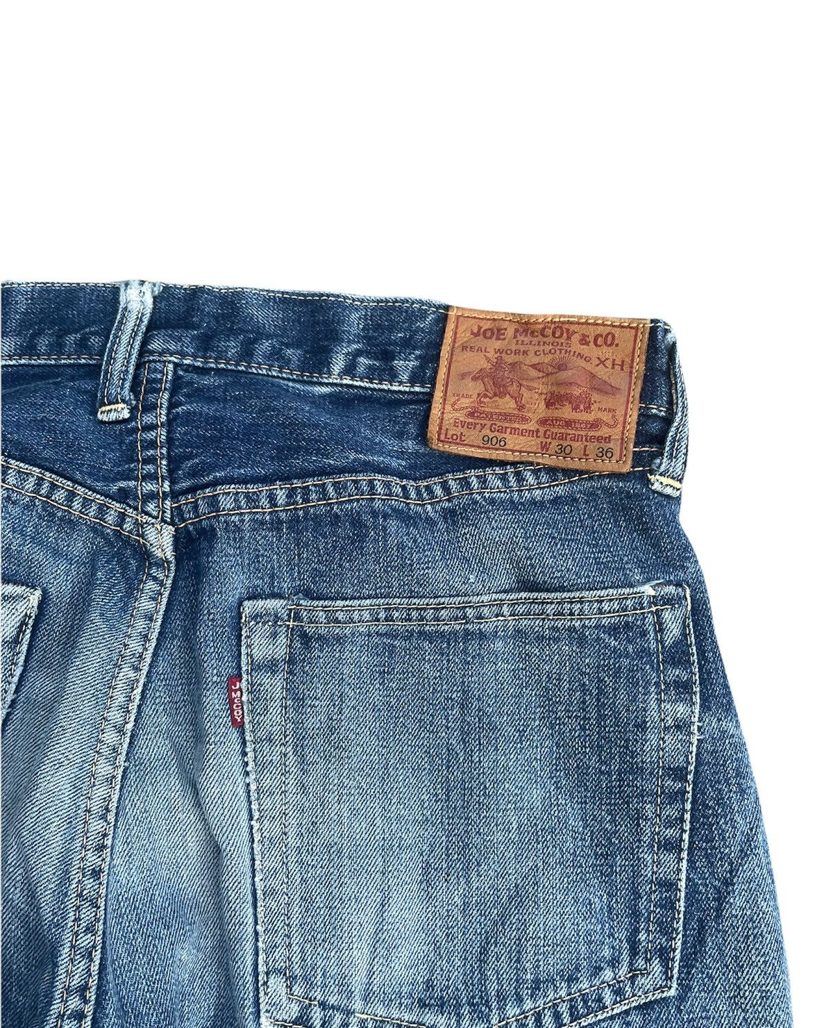Japanese Brand Vintage Joe Mccoy Co Selvedge Denim Size US 32 / EU 48 - 9 Thumbnail