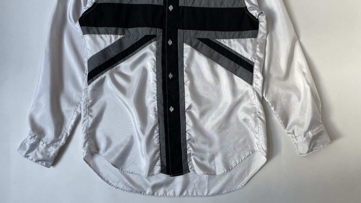 Comme des Garcons Union Jack Flag Panelled Shirt Size US S / EU 44-46 / 1 - 4 Thumbnail