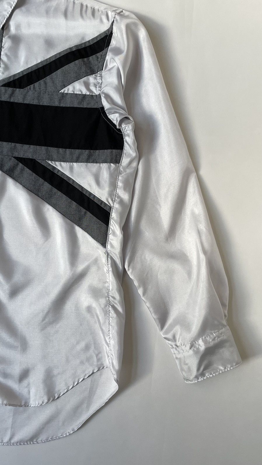 Comme des Garcons Union Jack Flag Panelled Shirt Size US S / EU 44-46 / 1 - 5 Thumbnail