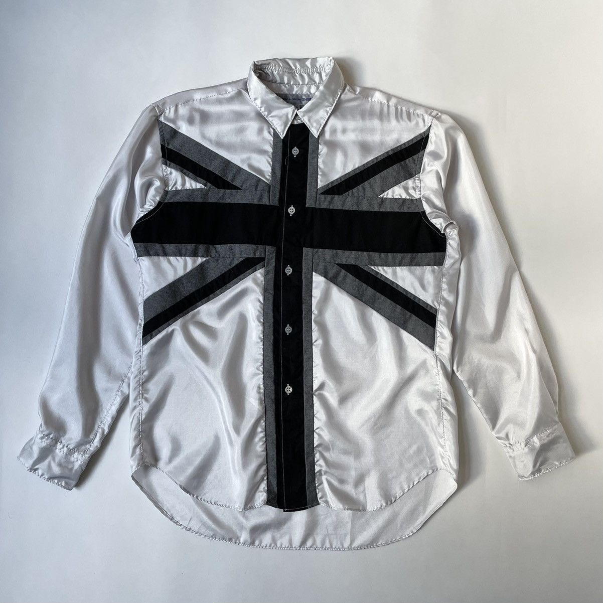 Comme des Garcons Union Jack Flag Panelled Shirt Size US S / EU 44-46 / 1 - 1 Thumbnail