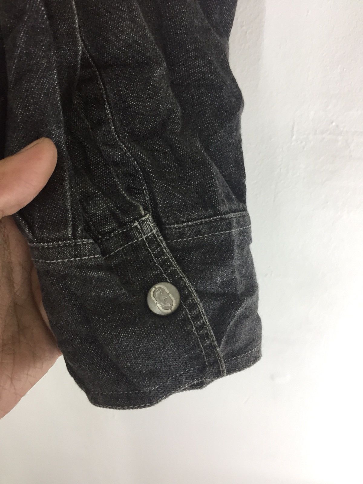 Ecko Unltd. Ecko Function Denim Shirt Spellout Embroidery Size US XL / EU 56 / 4 - 6 Thumbnail