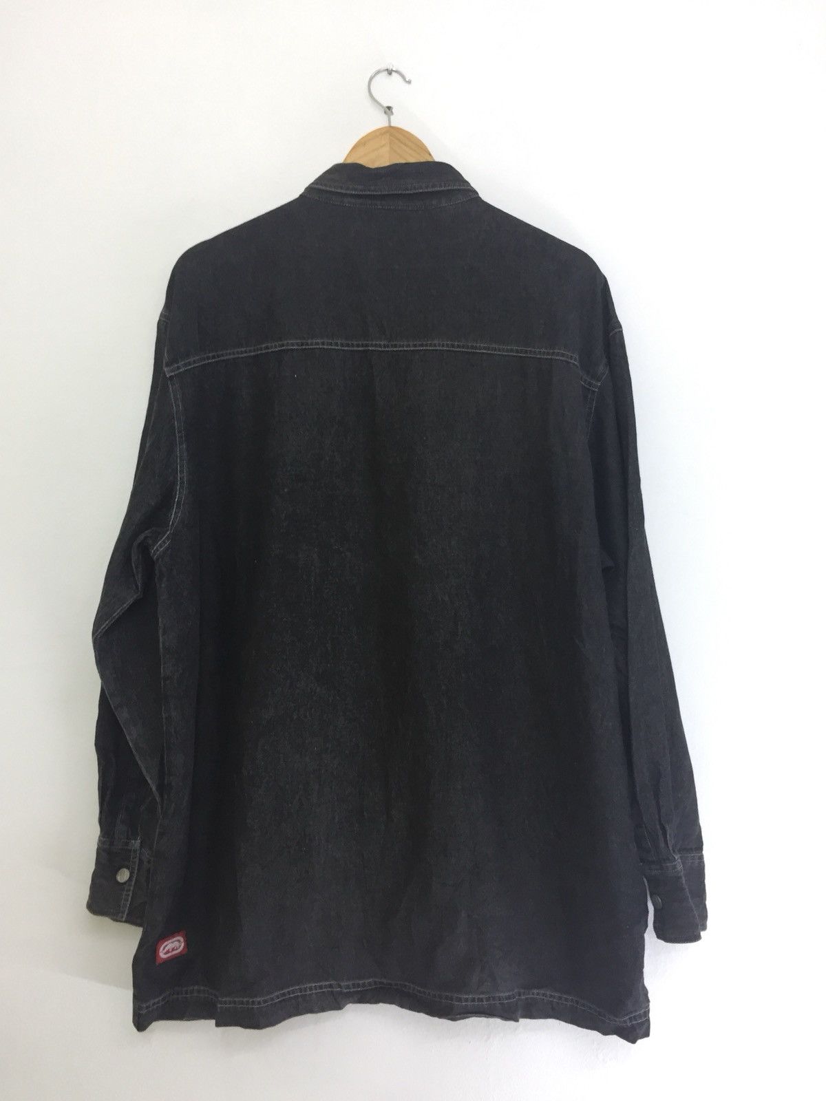 Ecko Unltd. Ecko Function Denim Shirt Spellout Embroidery Size US XL / EU 56 / 4 - 5 Thumbnail