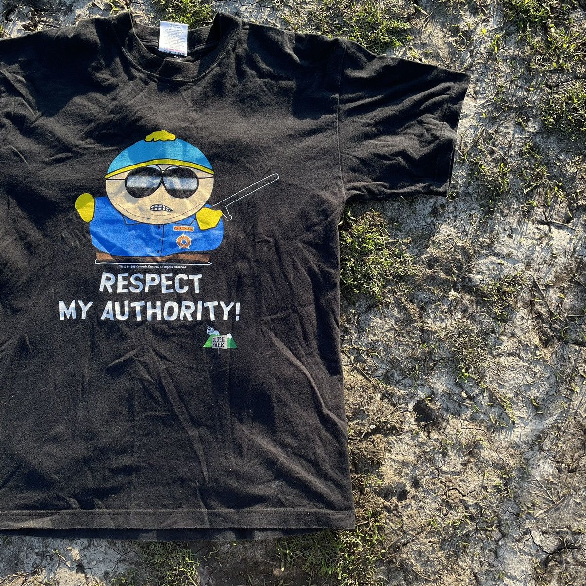Vintage Vintage Y2K Graphic Tee Respect My Authority Skate Streetwea Size US L / EU 52-54 / 3 - 3 Thumbnail