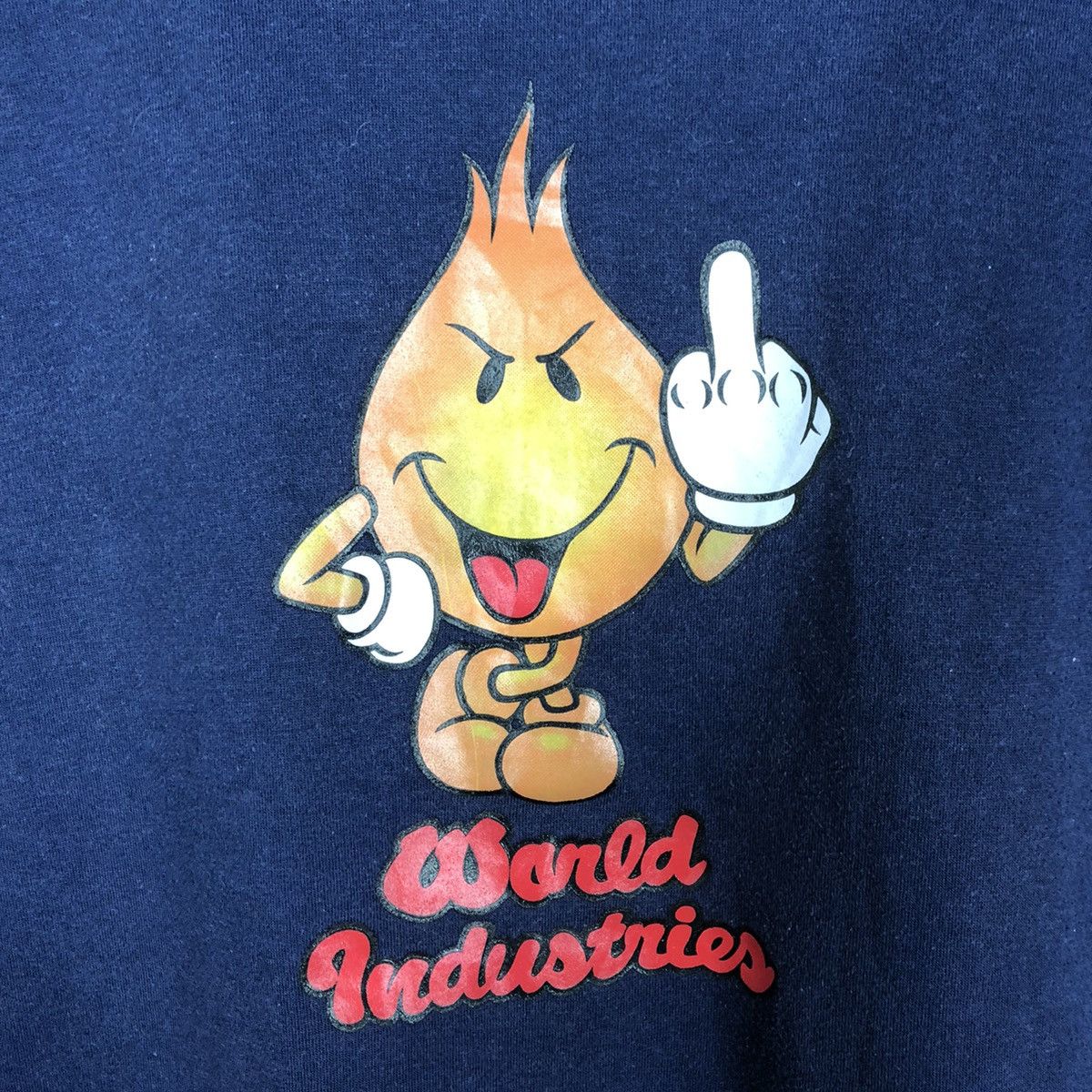 Welcome Skateboards 🔥Rare🔥World Industries Fuck Off Iron On Print Skate Tee Size US S / EU 44-46 / 1 - 3 Thumbnail