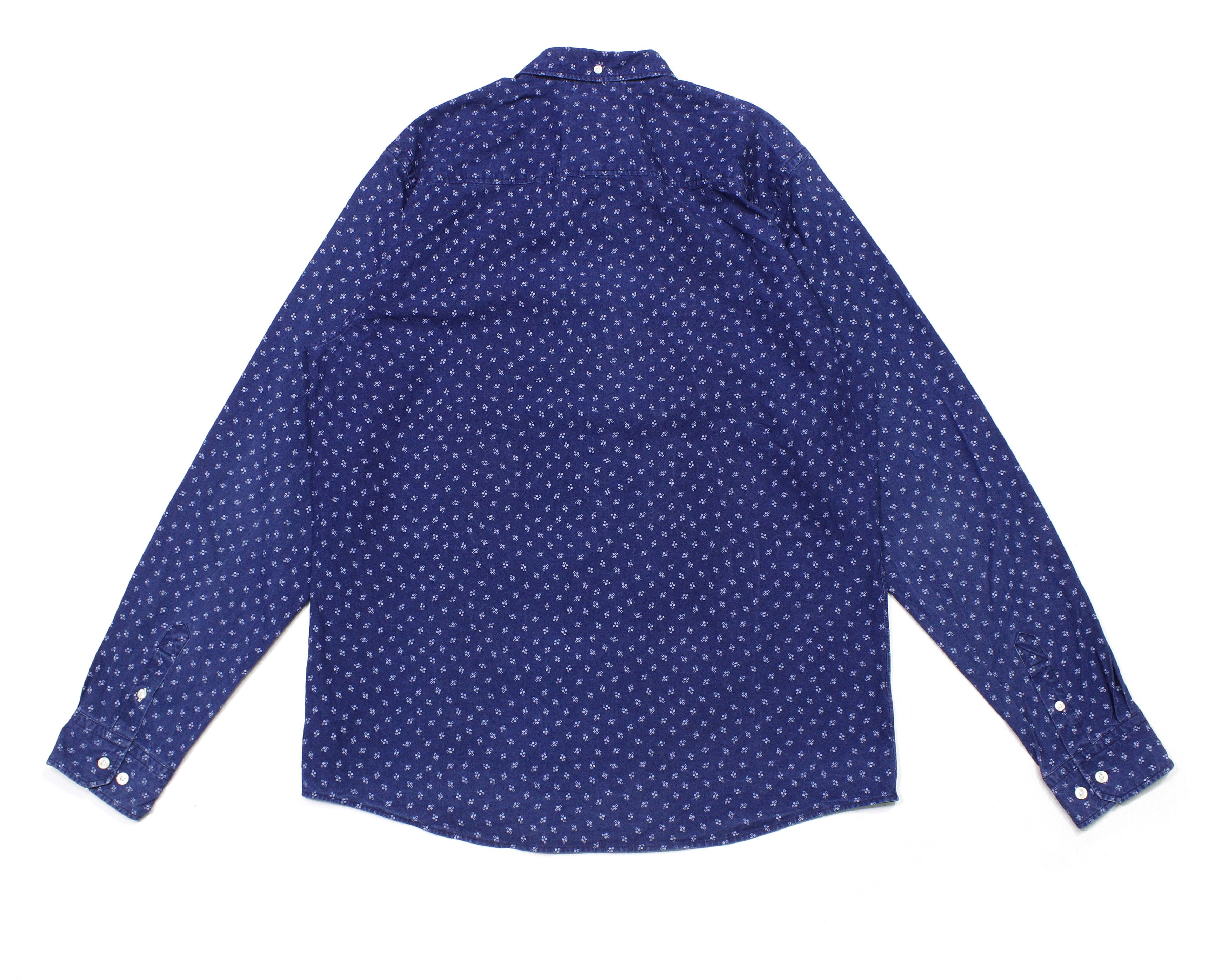 Norse Projects Anton Indigo Seed Shirt Size US XL / EU 56 / 4 - 2 Thumbnail