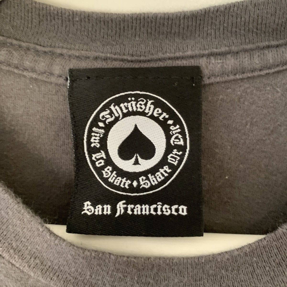 Thrasher × Vintage Thrasher Mag Blue Flames Spellout Logo shirt Travis Style Size US S / EU 44-46 / 1 - 4 Thumbnail