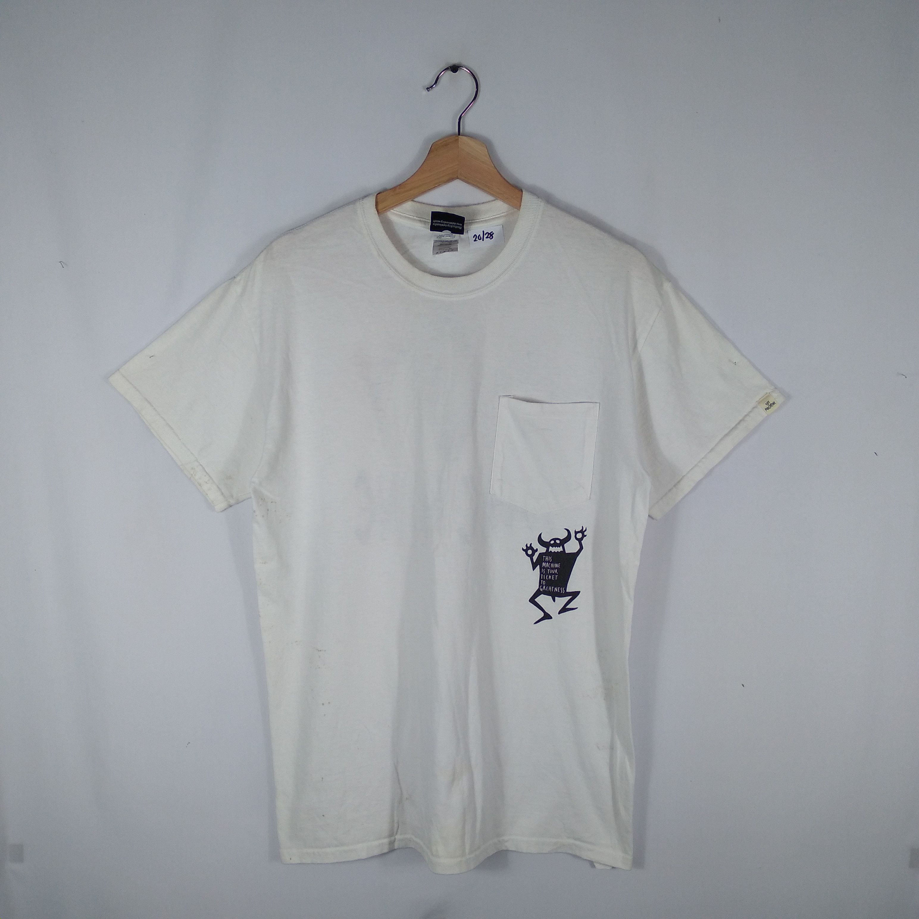 Toy Machine × Welcome Skateboards Bloodsucking Toy Machine Single Pocket Big Hit Spellout Tee Size US M / EU 48-50 / 2 - 3 Thumbnail