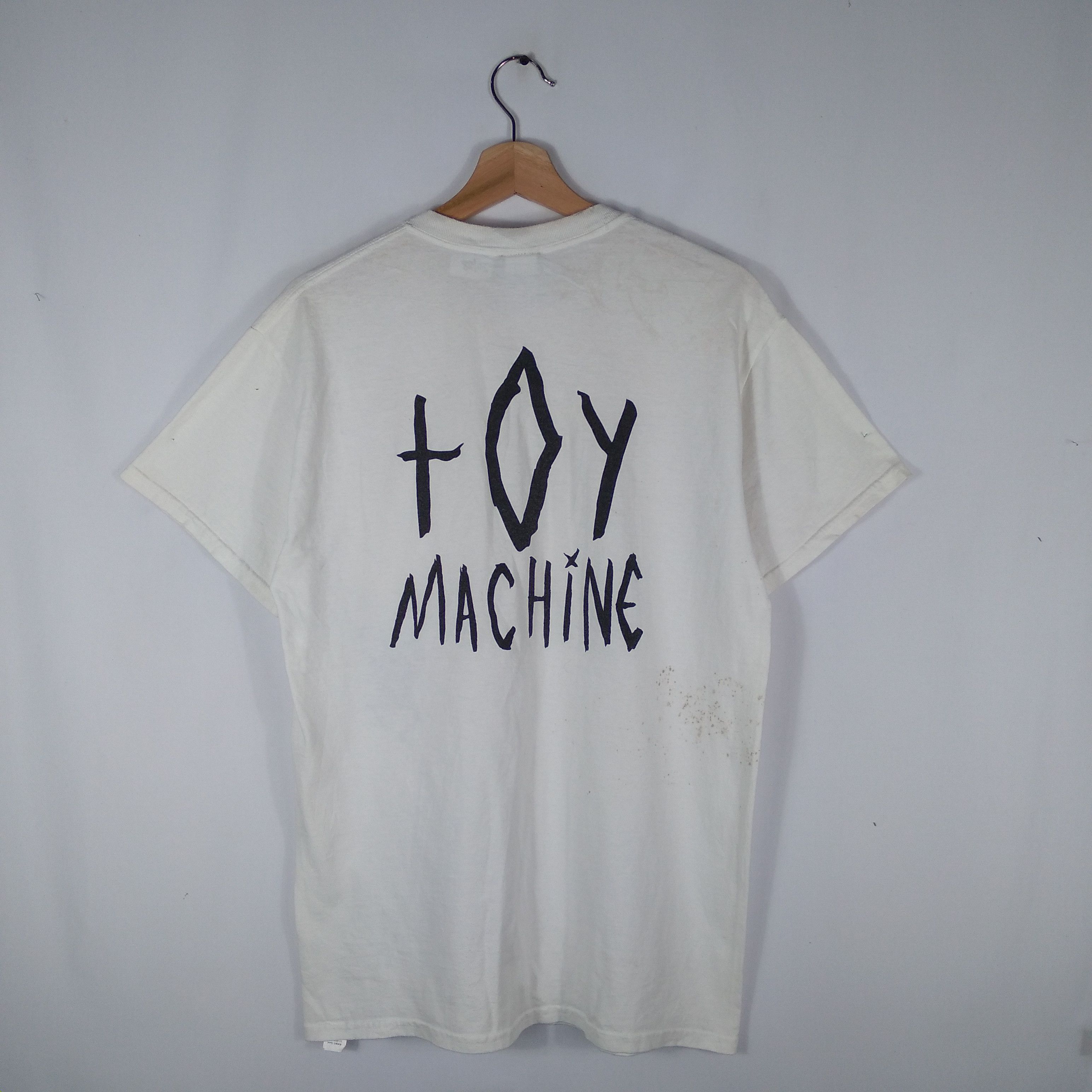 Toy Machine × Welcome Skateboards Bloodsucking Toy Machine Single Pocket Big Hit Spellout Tee Size US M / EU 48-50 / 2 - 1 Thumbnail