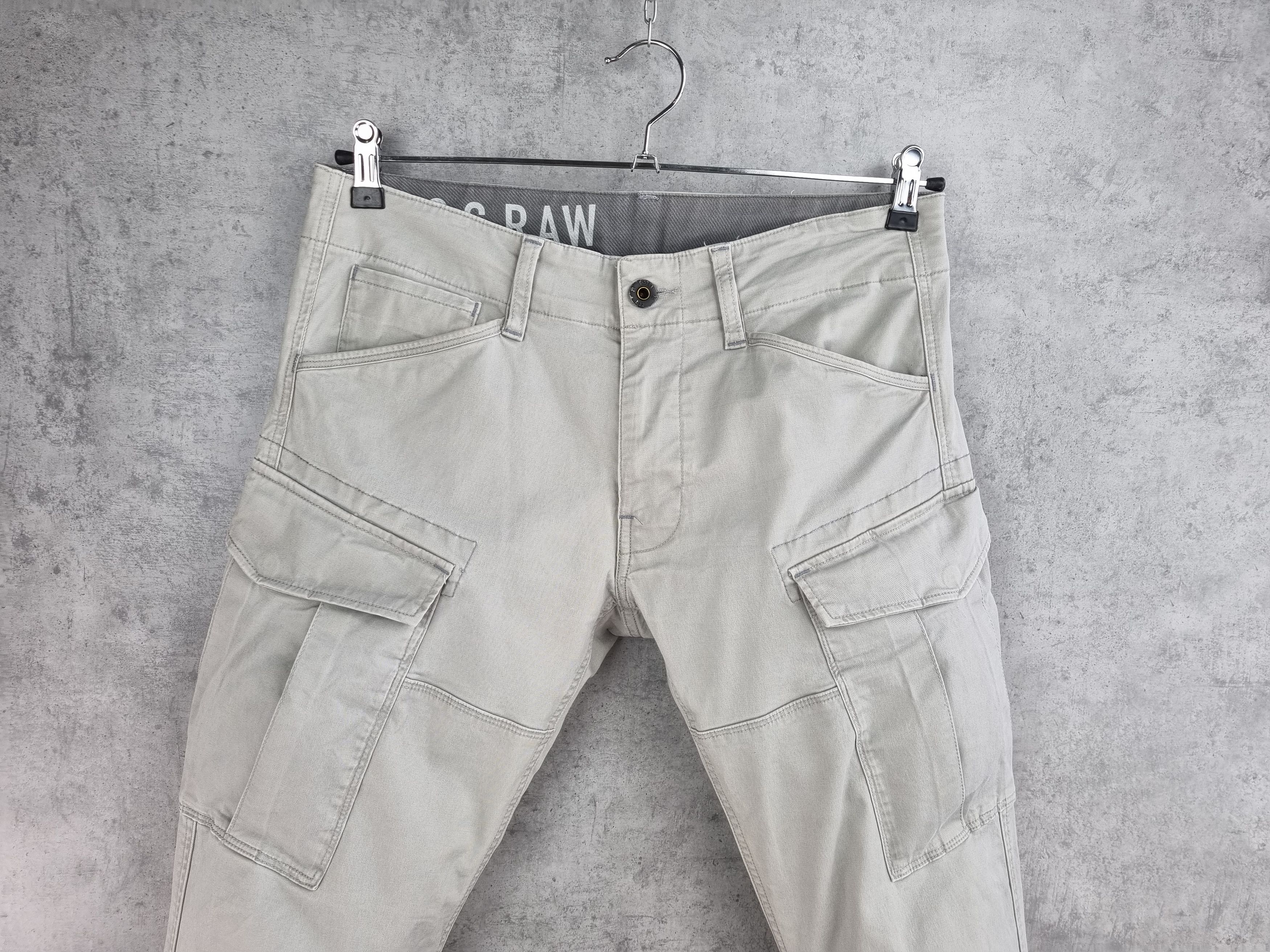 G-Star Rare Gstar RAW Gray Rovic twill Slim Cargo Utility Pants Size US 31 - 6 Thumbnail