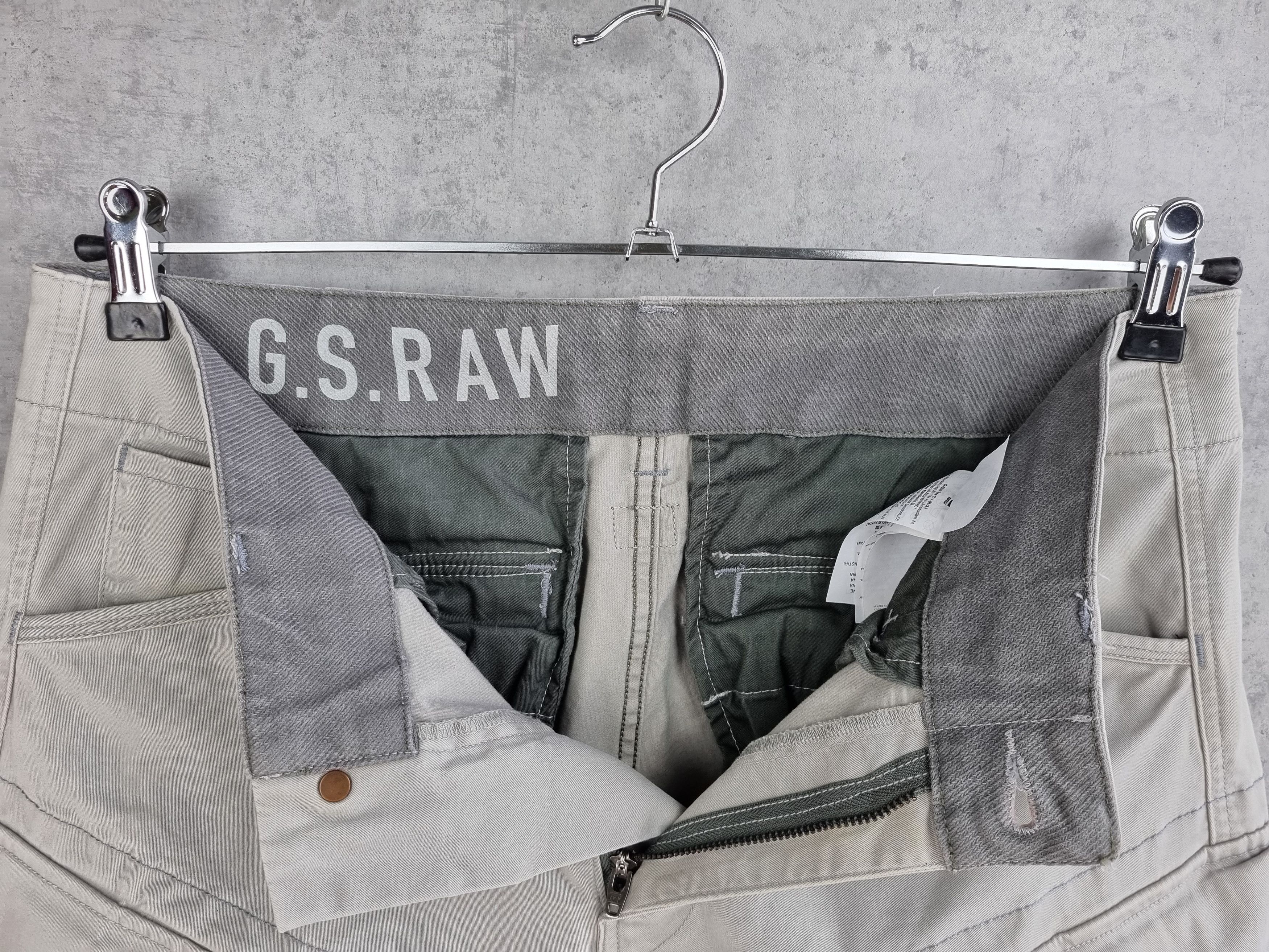 G-Star Rare Gstar RAW Gray Rovic twill Slim Cargo Utility Pants Size US 31 - 7 Thumbnail