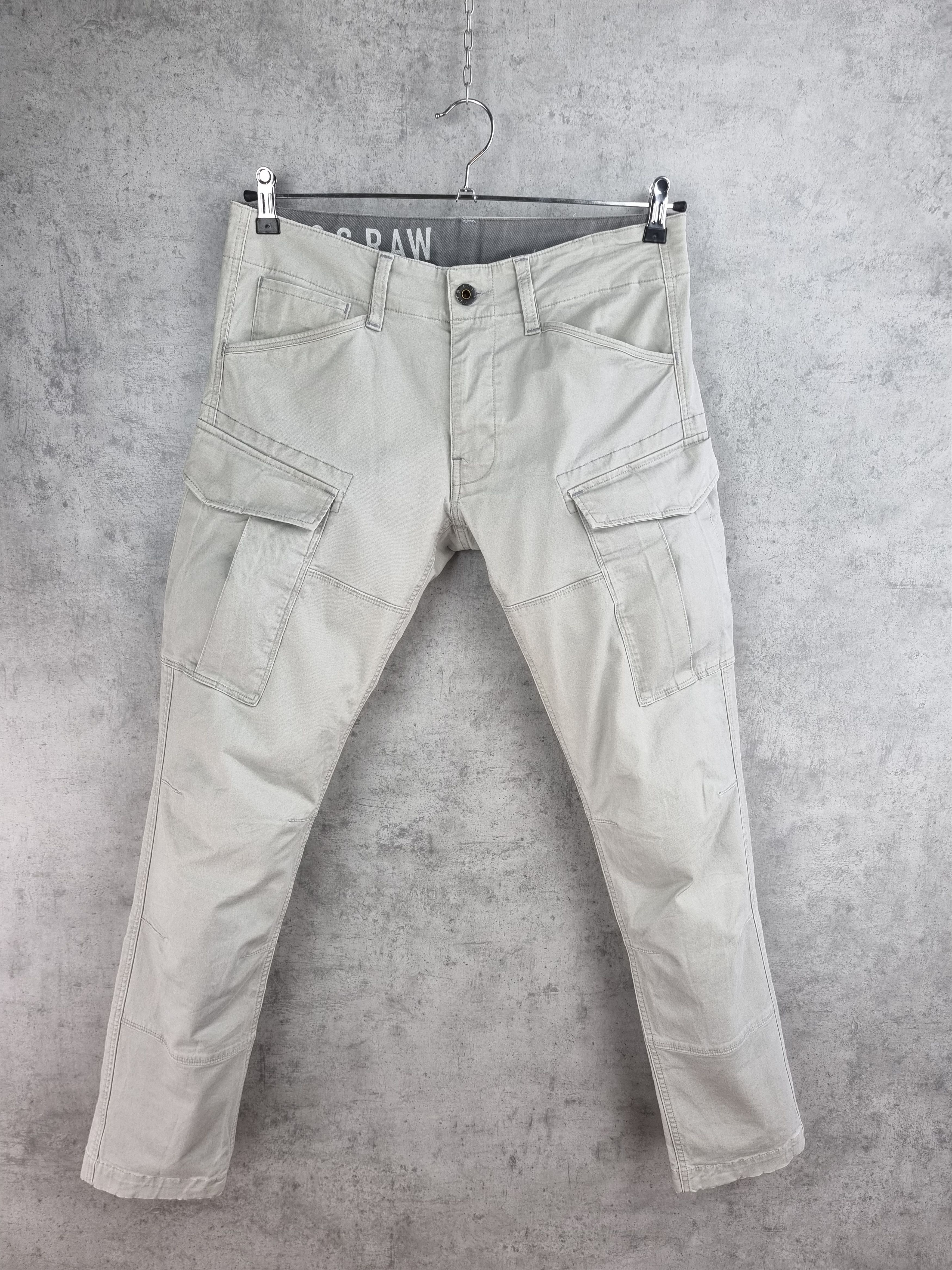 G-Star Rare Gstar RAW Gray Rovic twill Slim Cargo Utility Pants Size US 31 - 2 Thumbnail